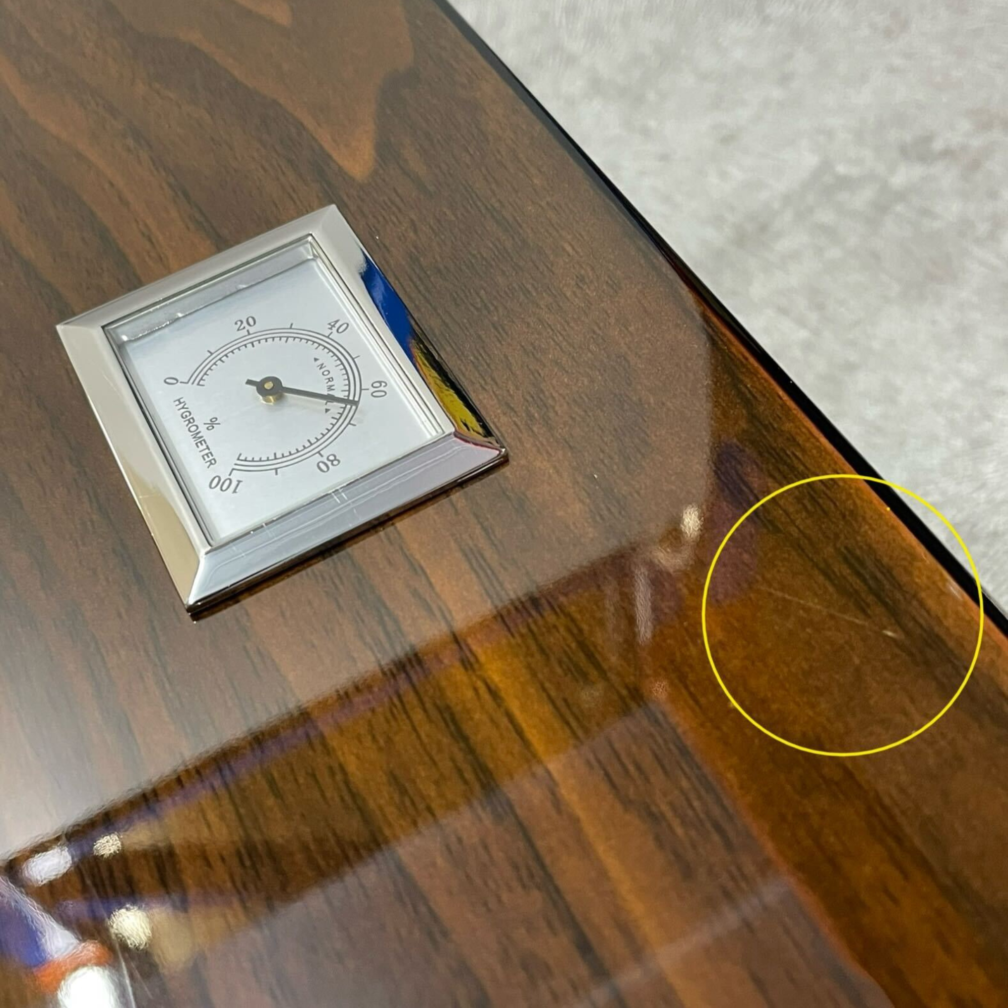 Seconds - 50 CT Walnut Cigar Humidor Wooden Cabinet for Cigars (B)