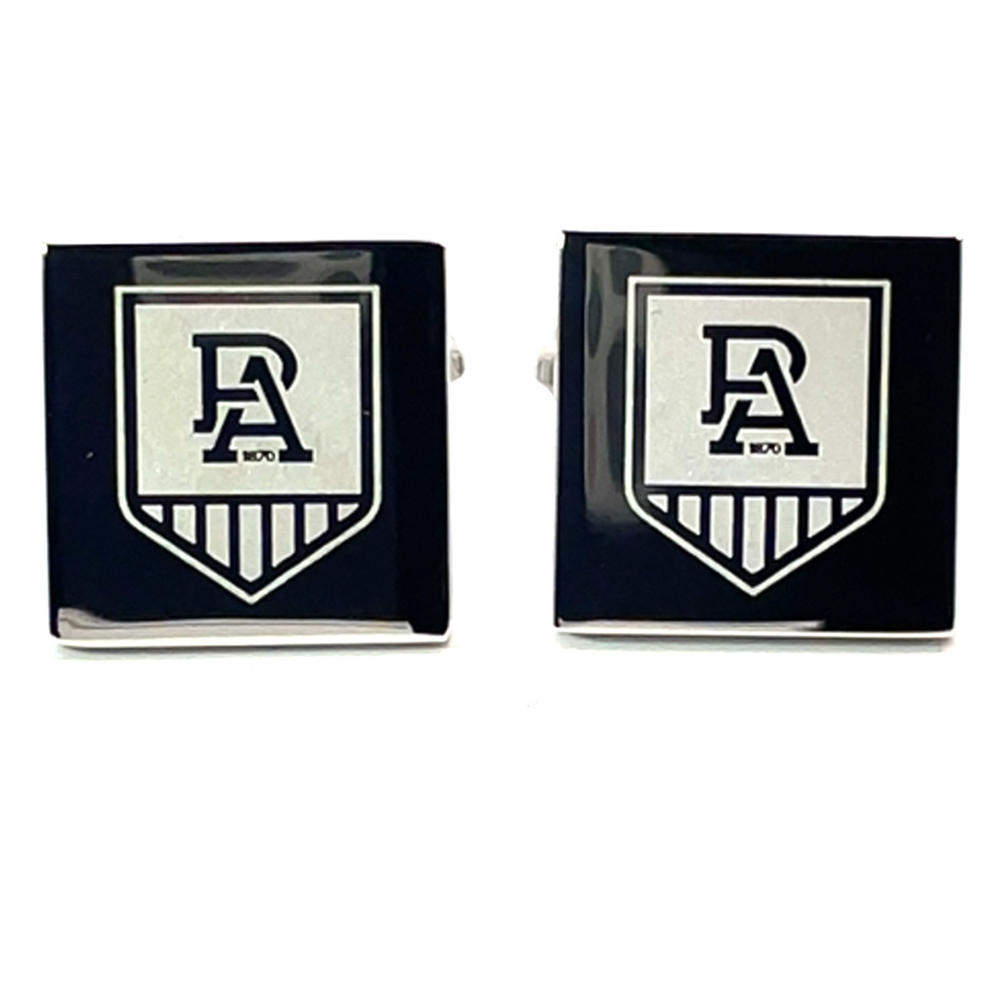 Silver Port Adelaide Power AFL Cufflinks