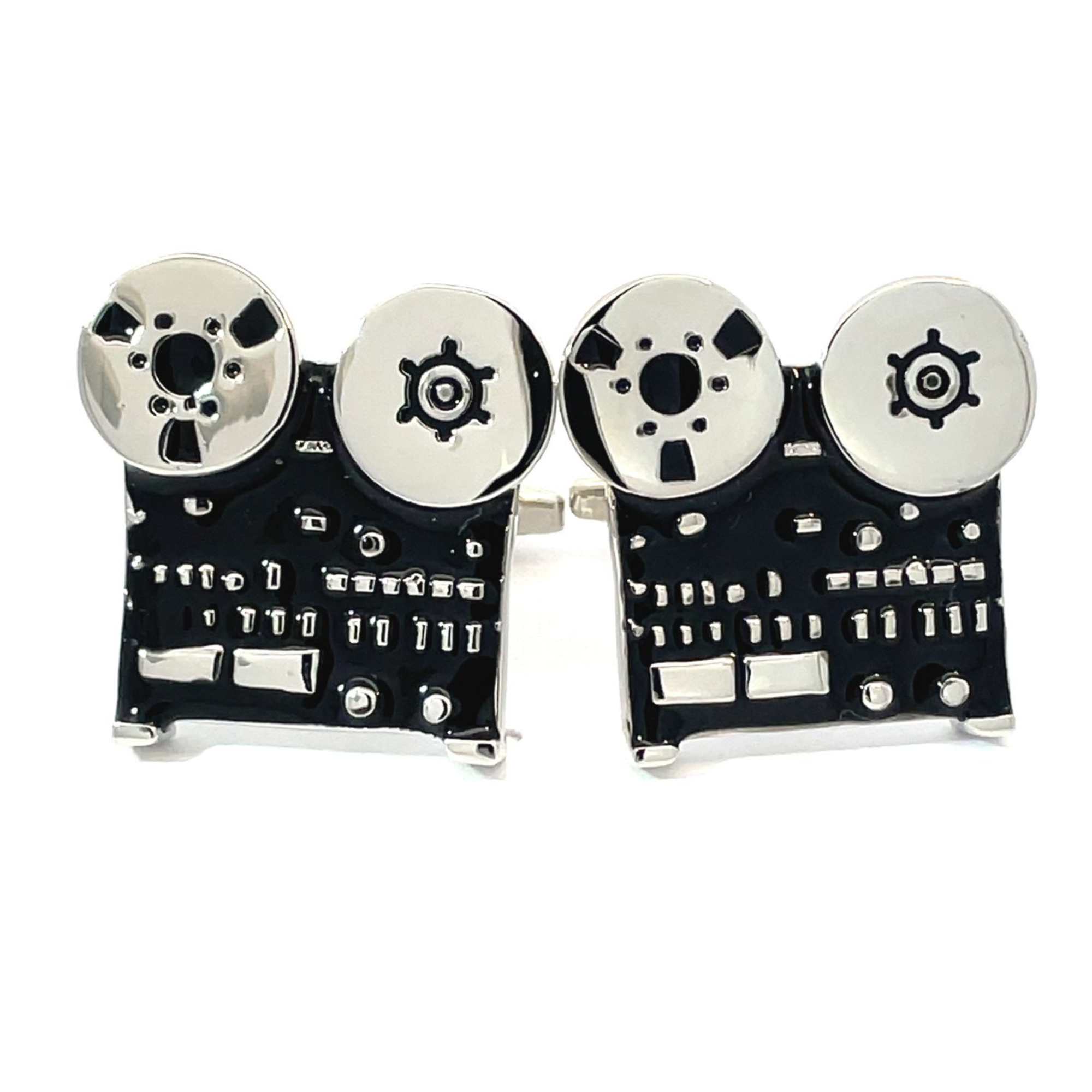 Retro Tape to Tape Recorder Cufflinks