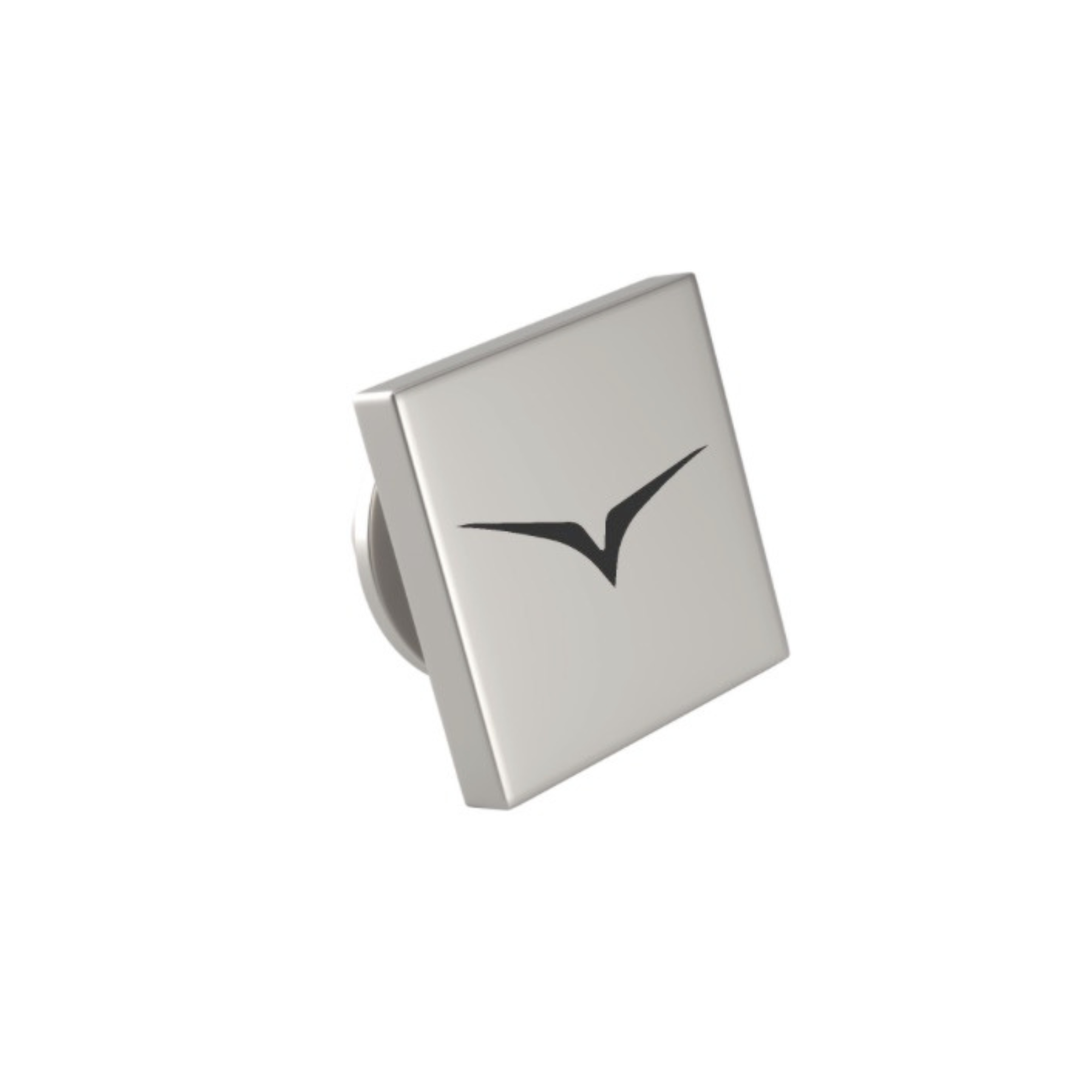 Custom Logo Engraved Square Lapel Pin