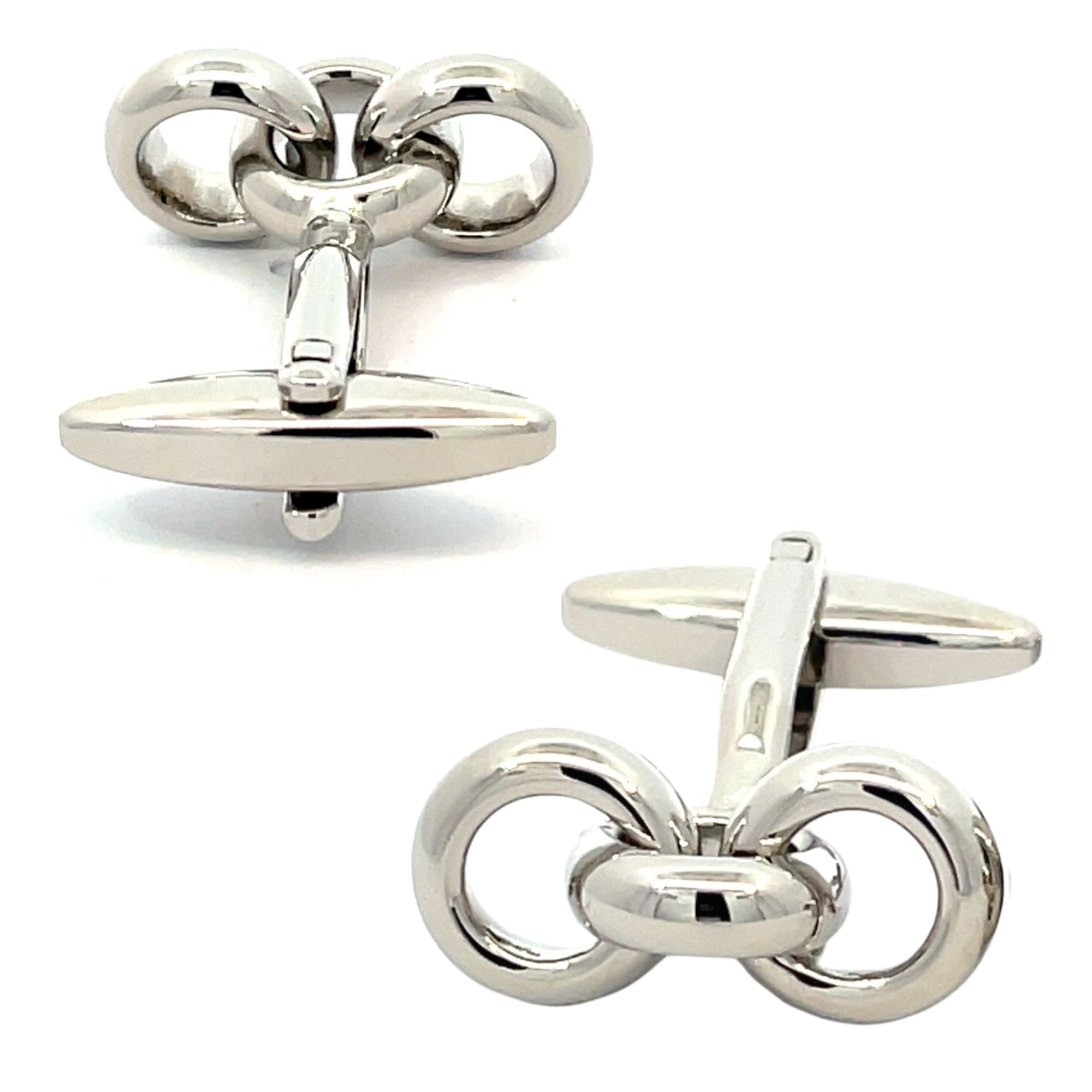 Open Belcher Chain Cufflinks