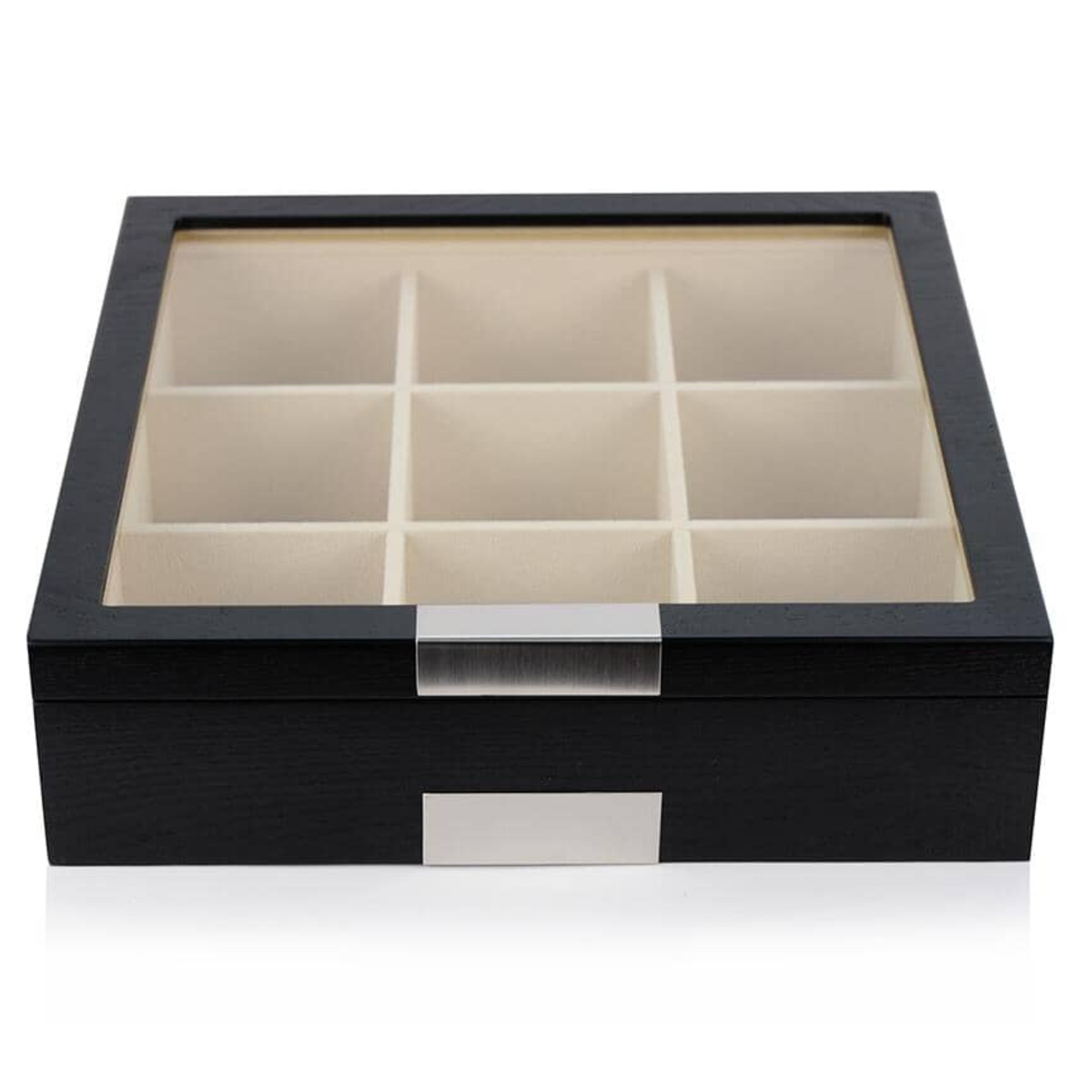 Seconds - Black Wooden Tie Box for 9 (A)