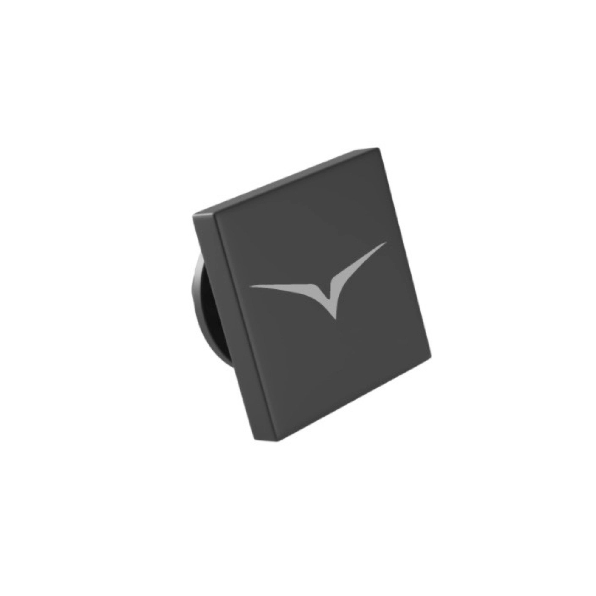 Custom Logo Engraved Square Lapel Pin