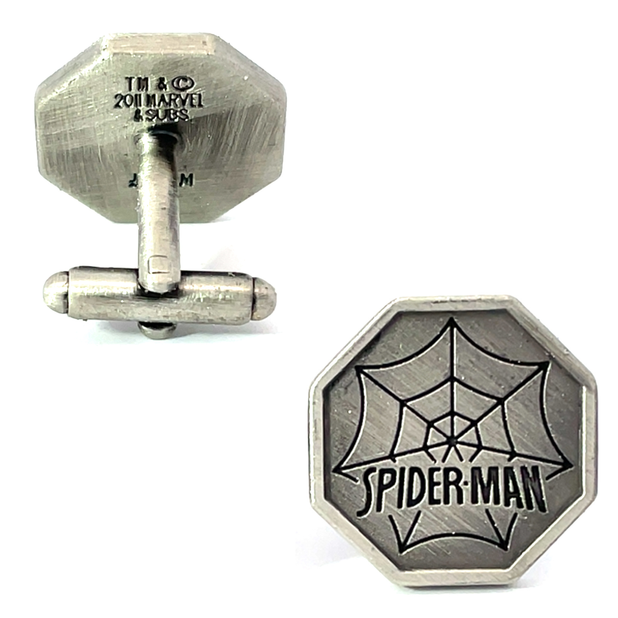 Spider-Man Antique Web Emblem Cufflinks