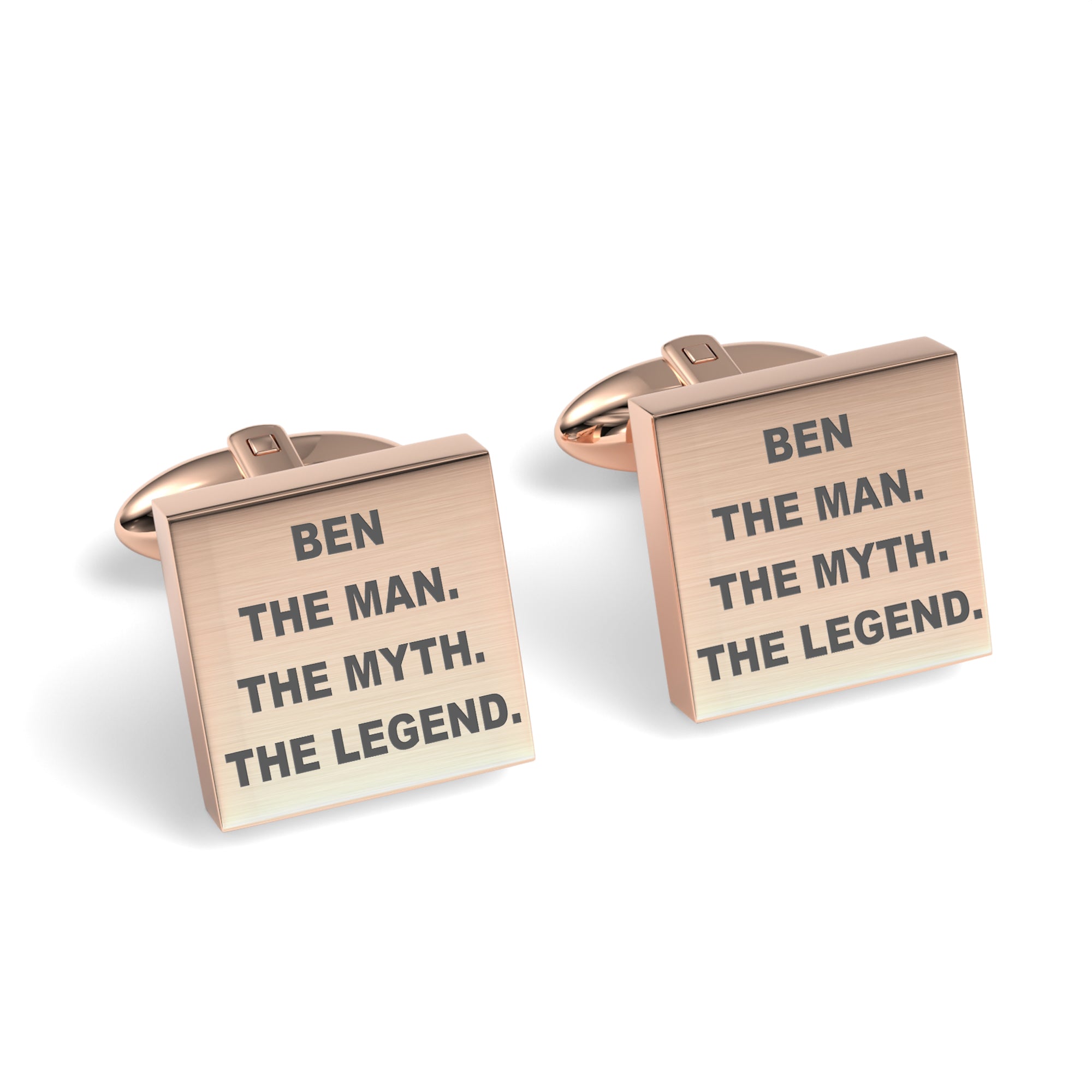 The Man The Myth The Legend Engraved Cufflinks