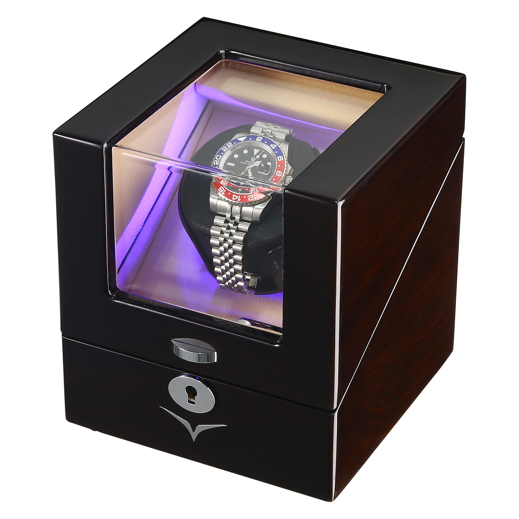 Seconds - Waratah Watch Winder Box for 1 Watch in Mahogany (P)