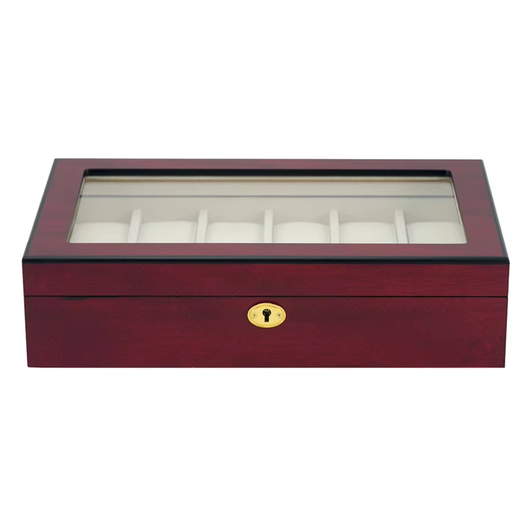 Cherry Wooden Watch Box for 12 Watches
