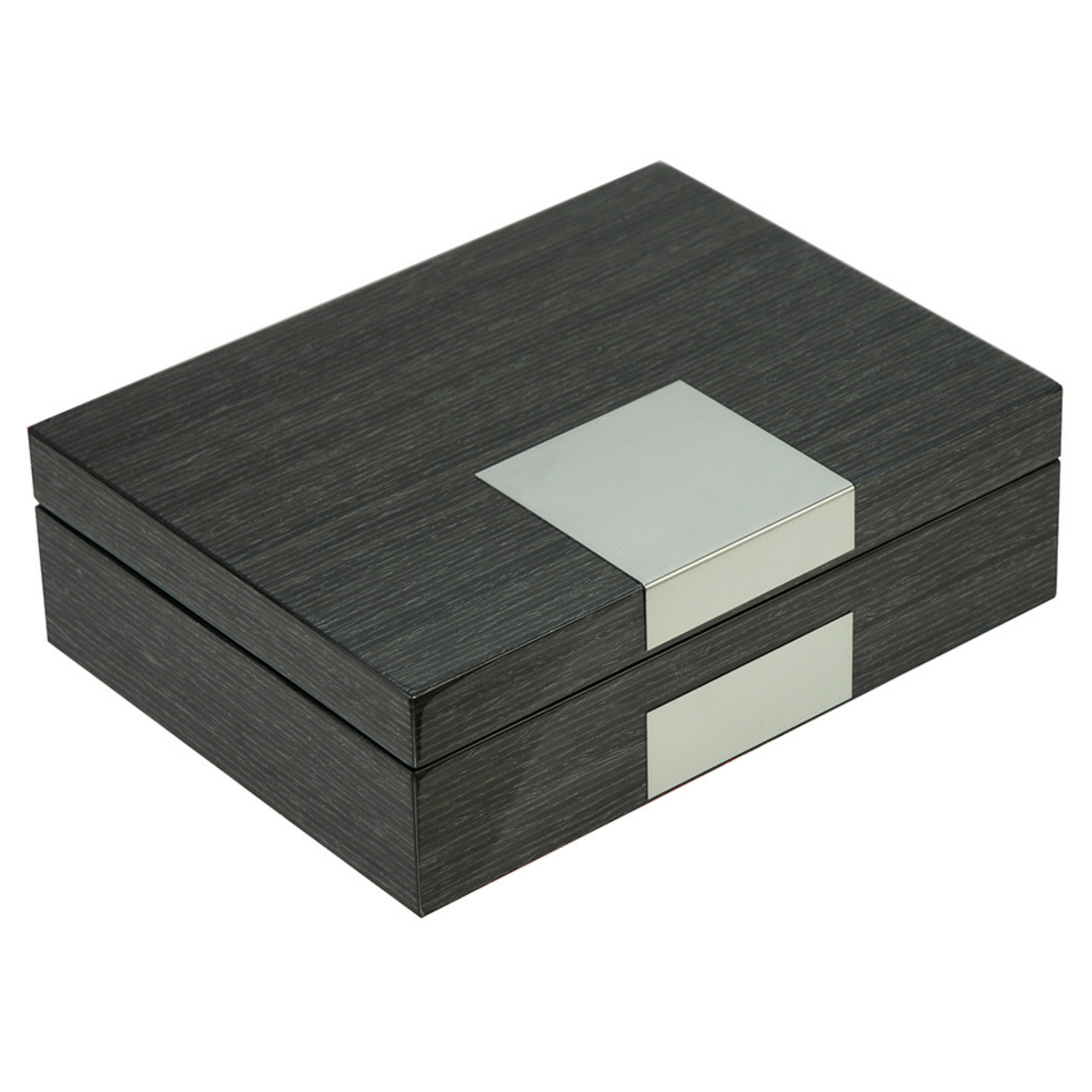 Wenge Wooden Cufflink Watch Box