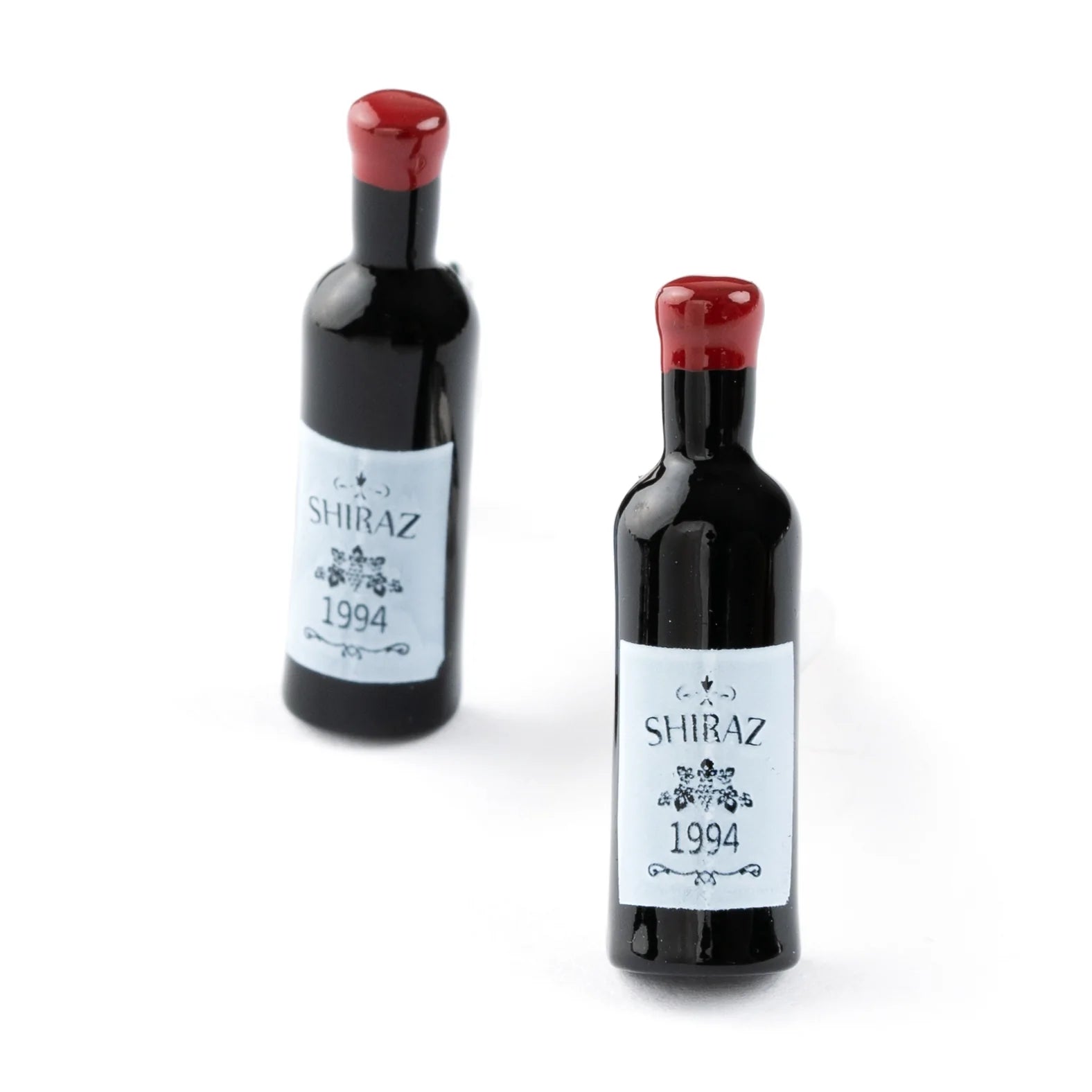 Shiraz Red Wine Bottle Cufflinks