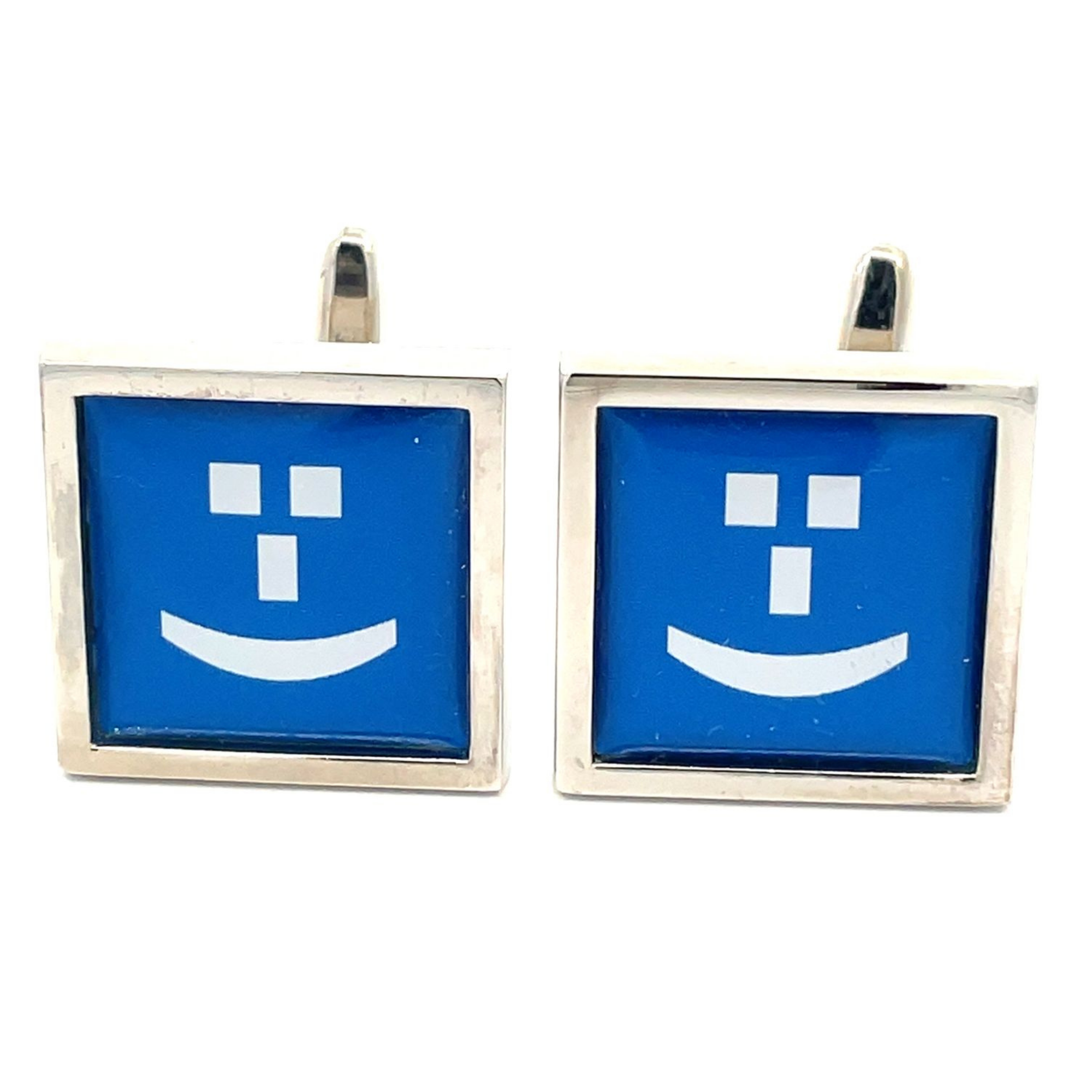 Text Speak Cufflinks: Smiley