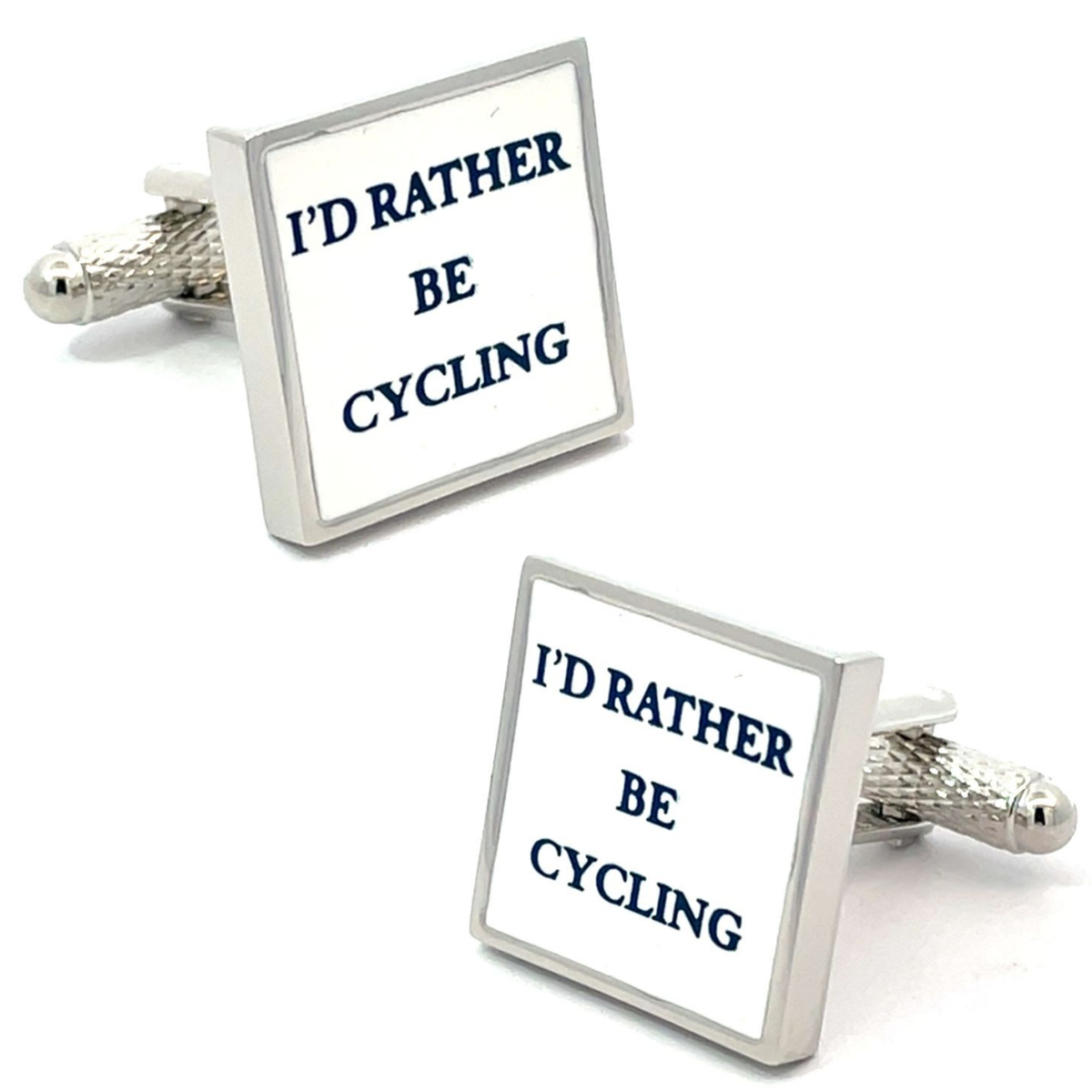 I'd Rather Be Cycling Cufflinks