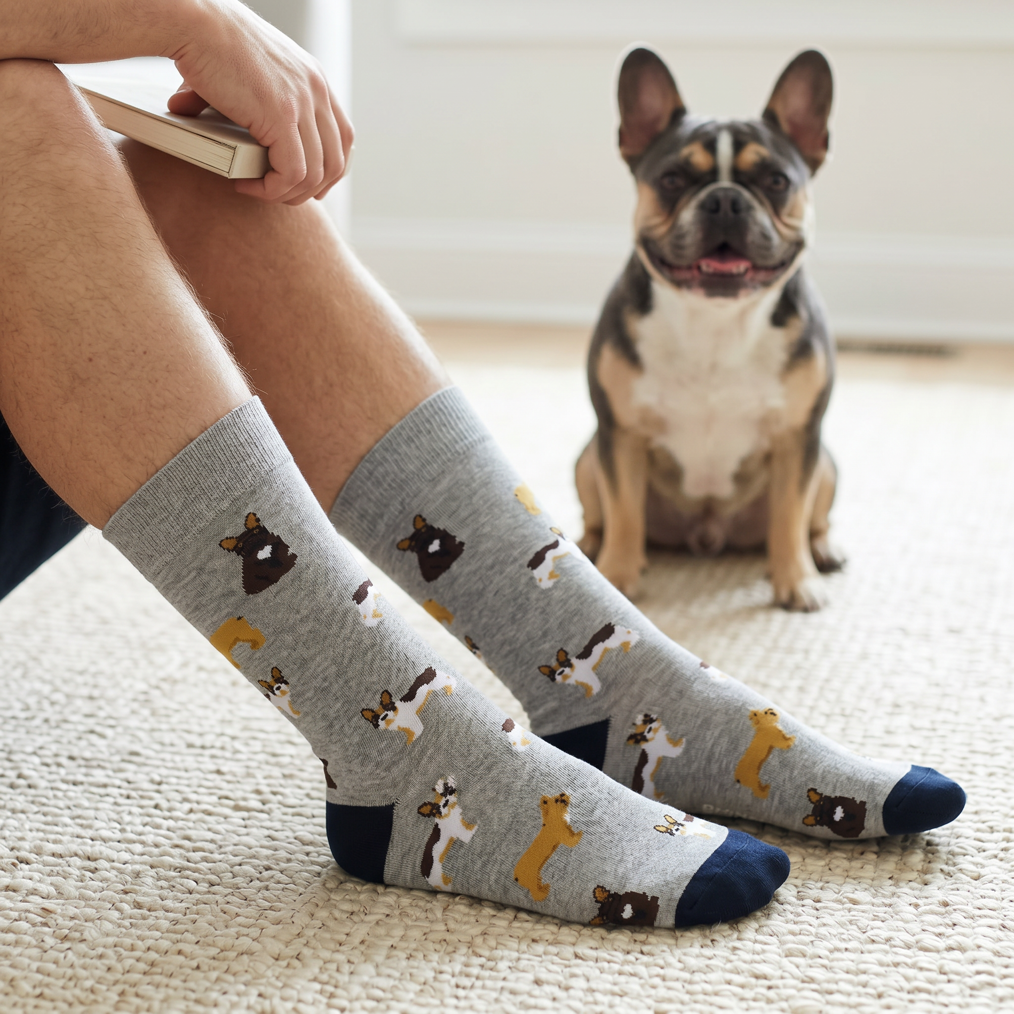 French Bulldog Socks by Dapper Roo lifestyle image