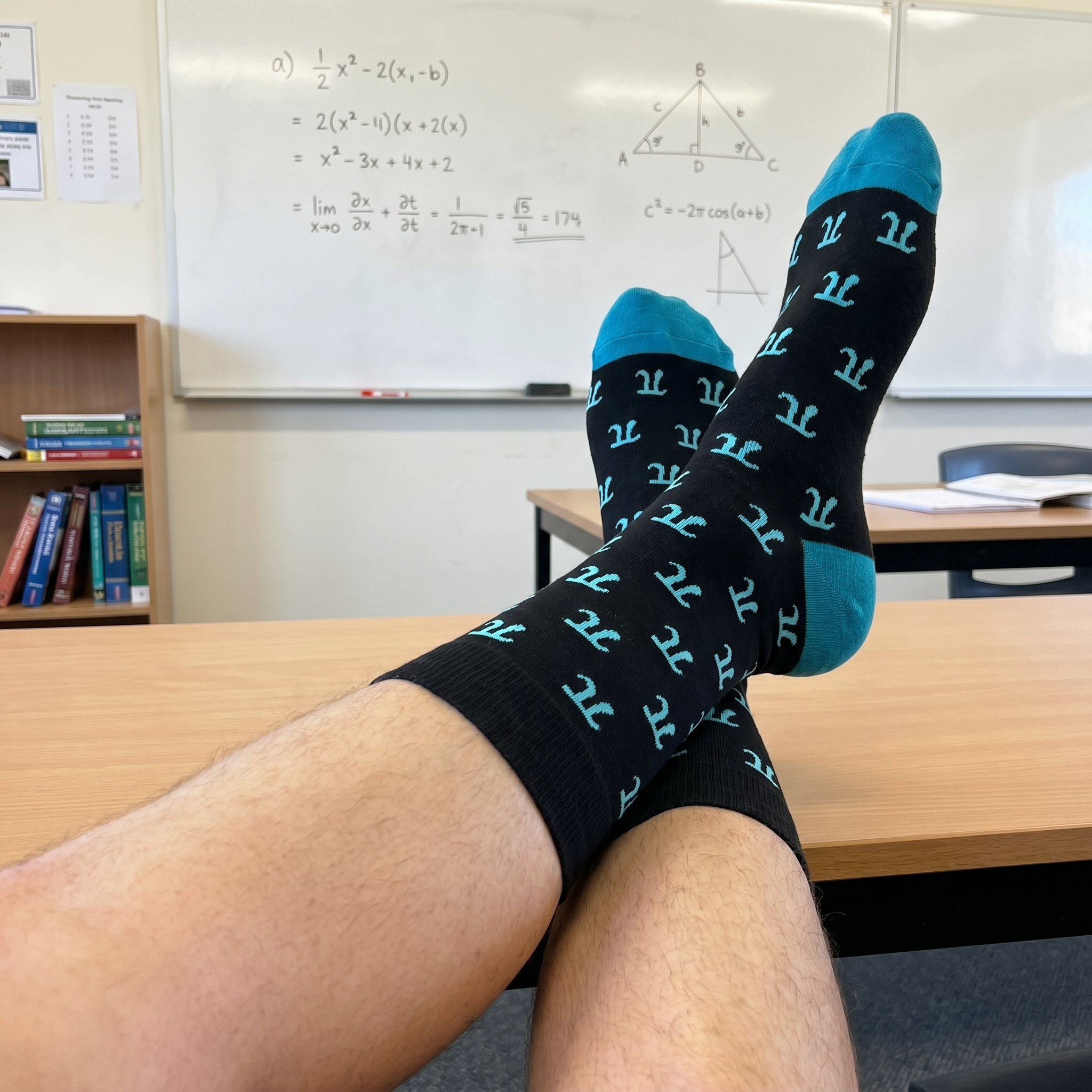 I Spy Pi Bamboo Socks by Dapper Roo lifestyle image