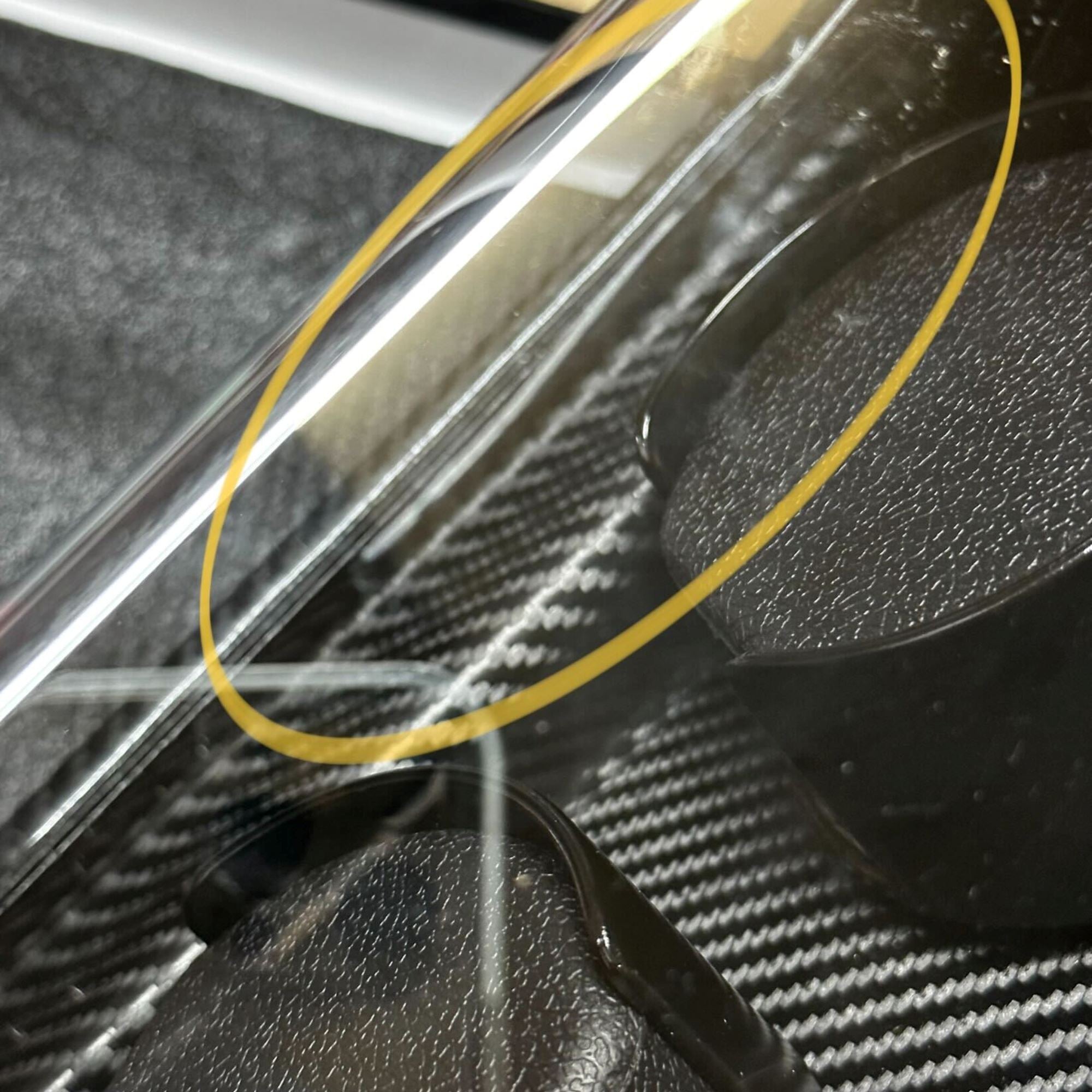 Seconds - Waratah Black Carbon Fibre Watch Winder Box for 2 Watches (b) Seconds Clinks