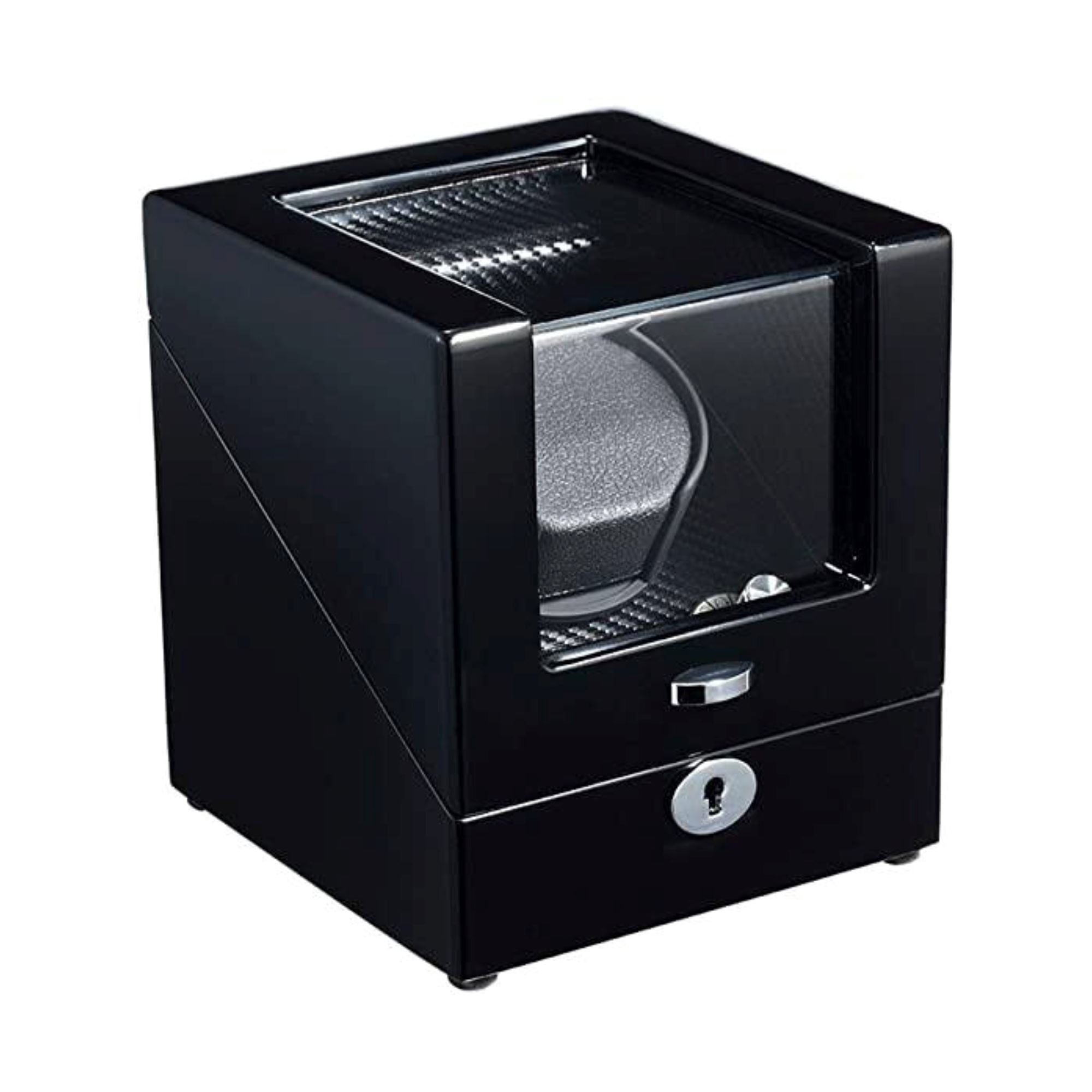 Seconds - Waratah Watch Winder Box for 1 Watch in Black (b) Seconds Clinks