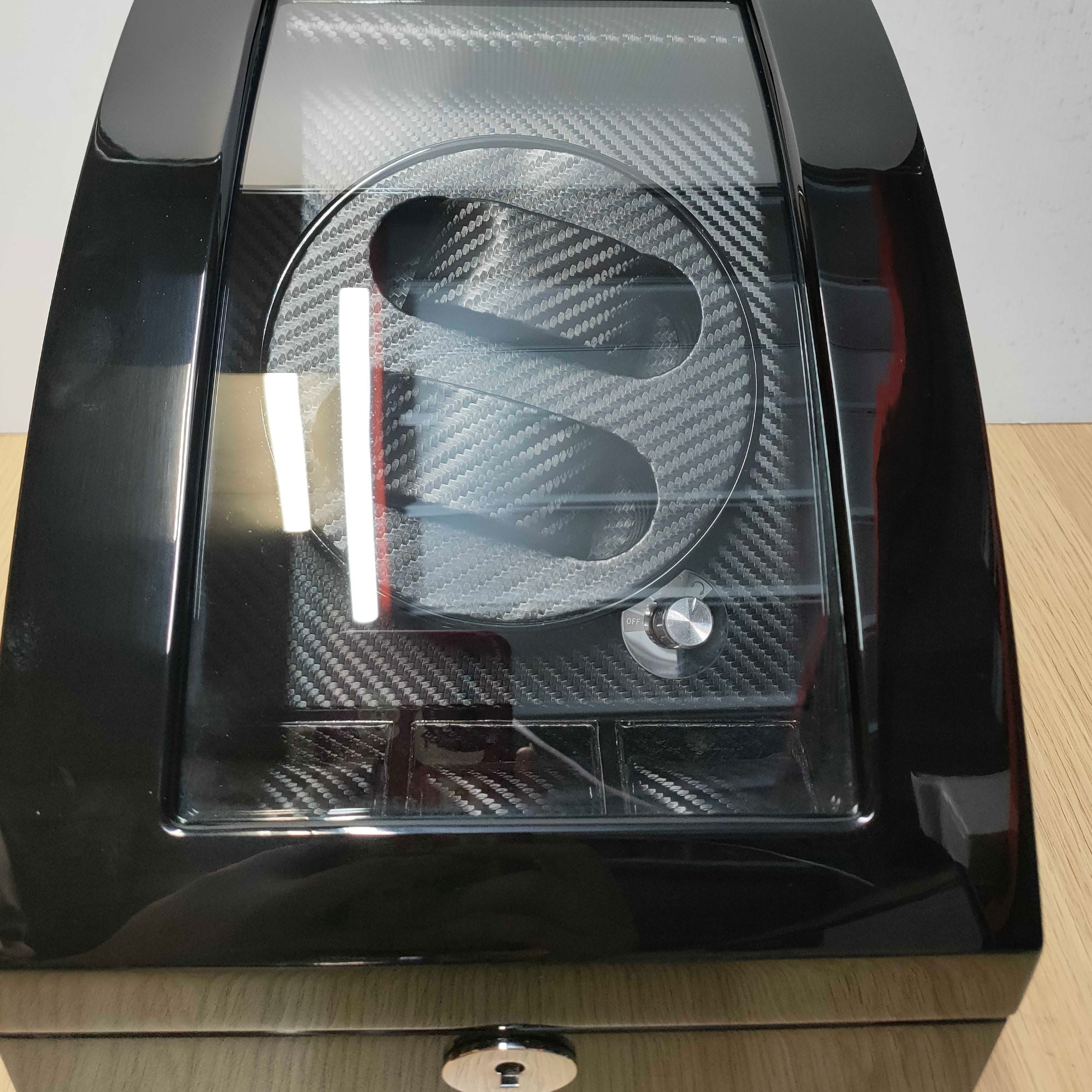Seconds - Avoca Watch Winder Box for 2+3 Watches in Black (Old Model) Seconds Clinks