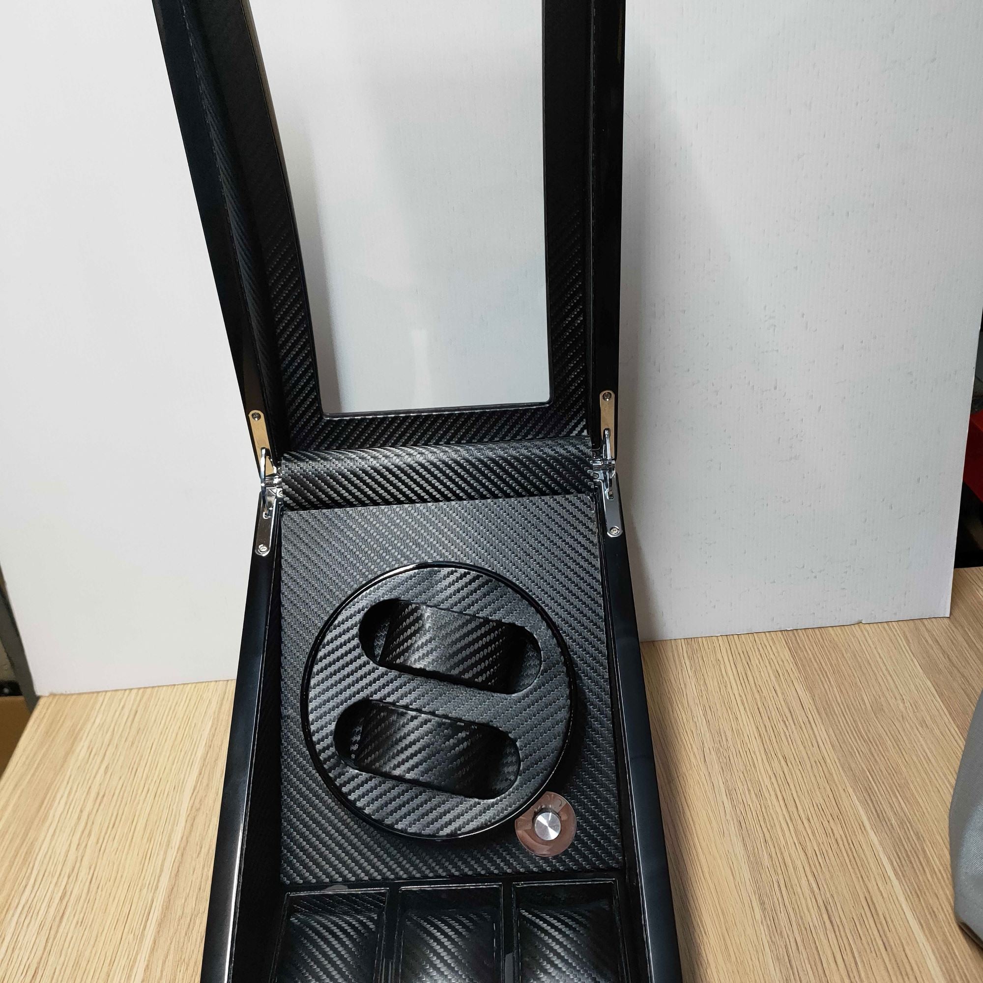 Seconds - Avoca Watch Winder Box for 2+3 Watches in Black (Old Model) Seconds Clinks