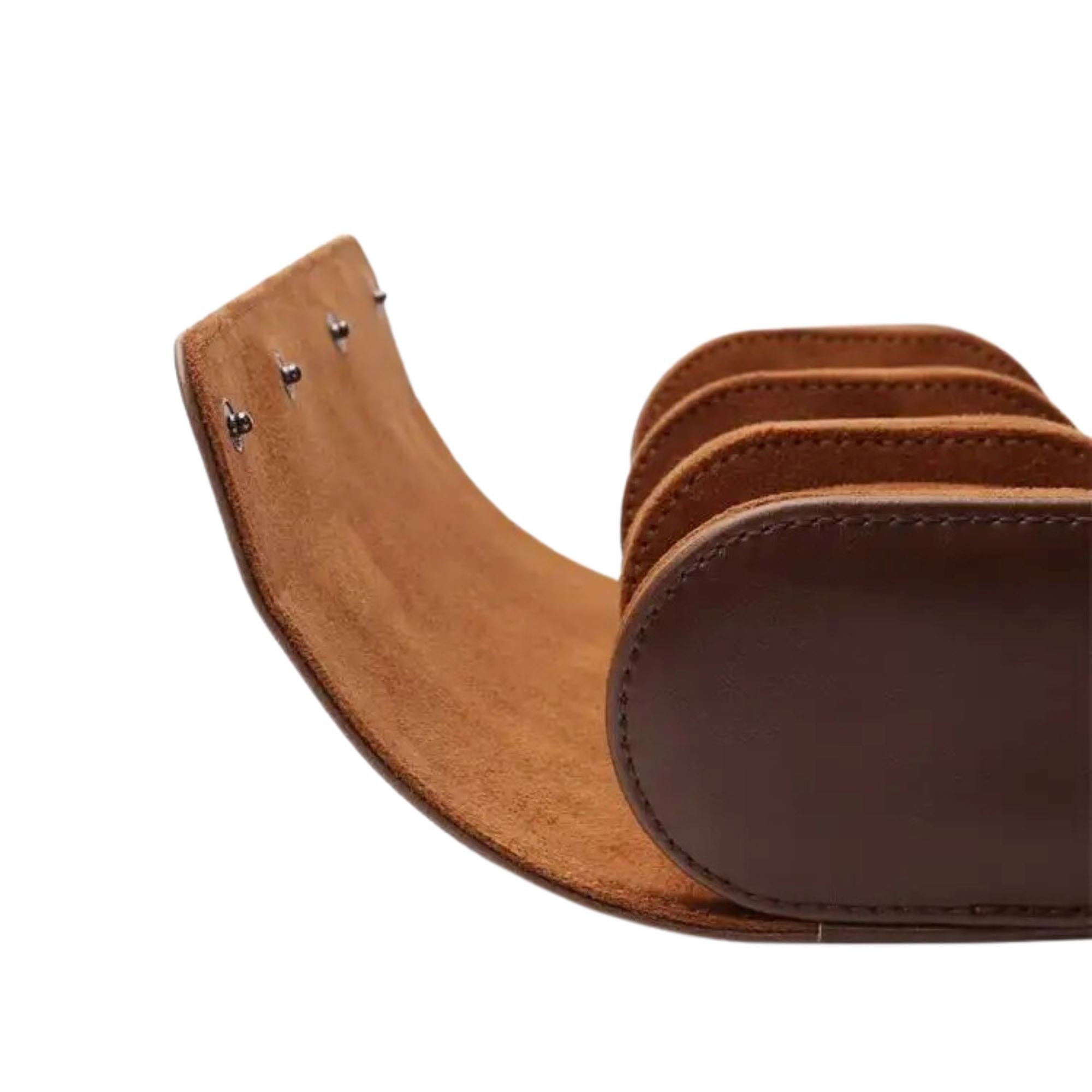 Seconds - Watch Roll Case for 3 in Brown Vegan Leather Seconds Clinks