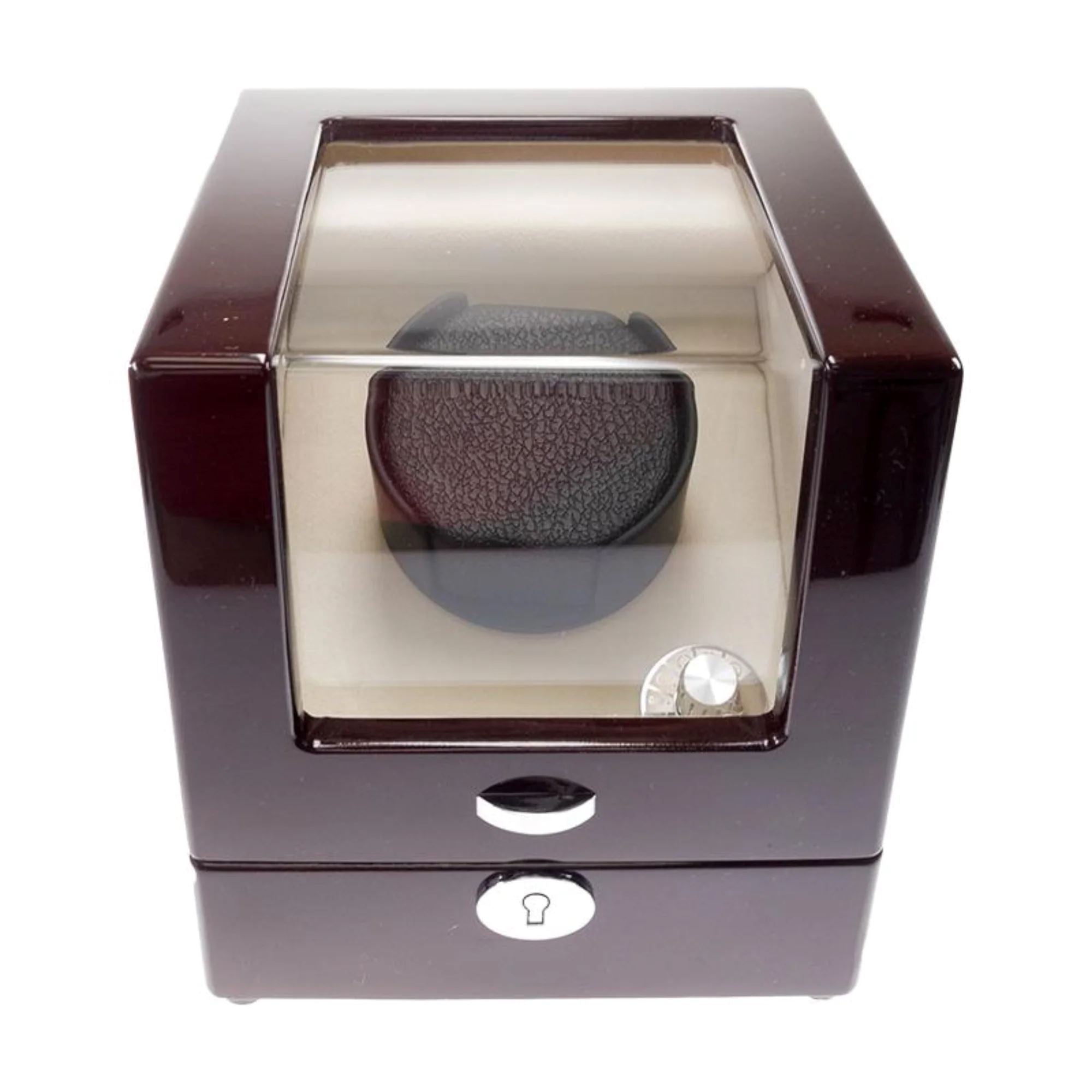 Seconds - Waratah Watch Winder Box for 1 Watch in Mahogany (k) Seconds Clinks