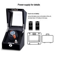 Seconds - Waratah Watch Winder Box for 1 Watch in Black (g)