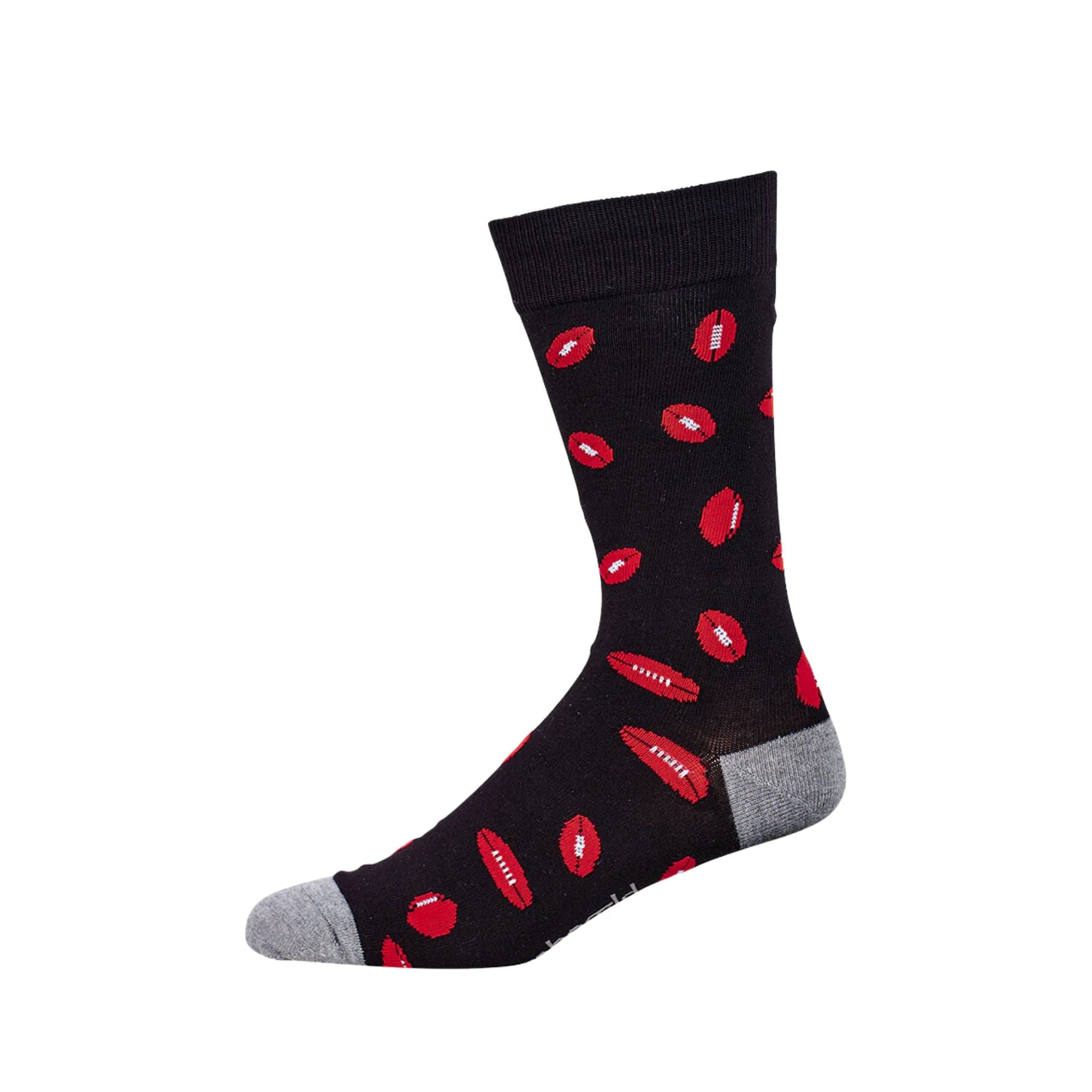 Mens Footy Bamboo Sock Socks Bamboozld