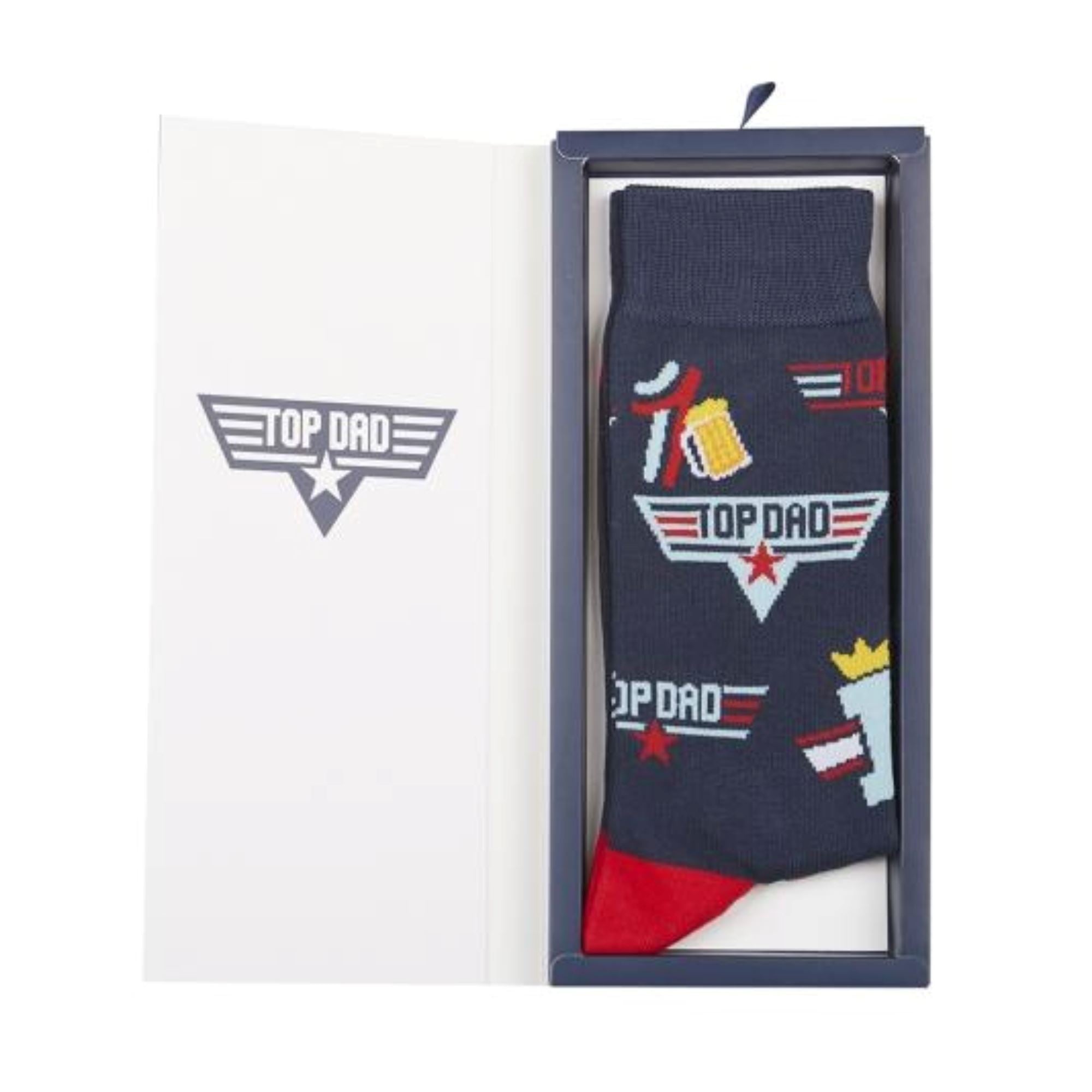 Mens Top Dad Sock with Card Socks Bamboozld