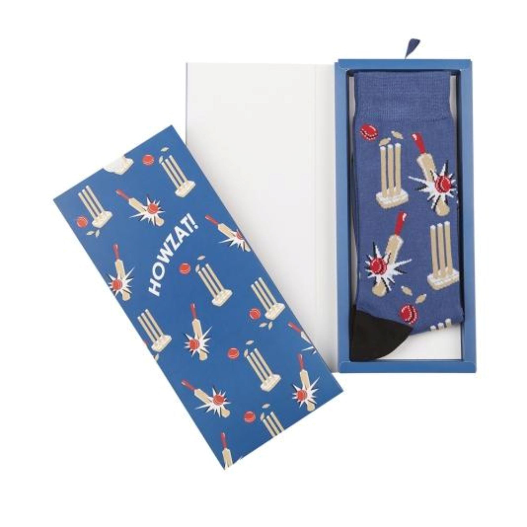 Mens Howzat Sock with Card Socks Bamboozld