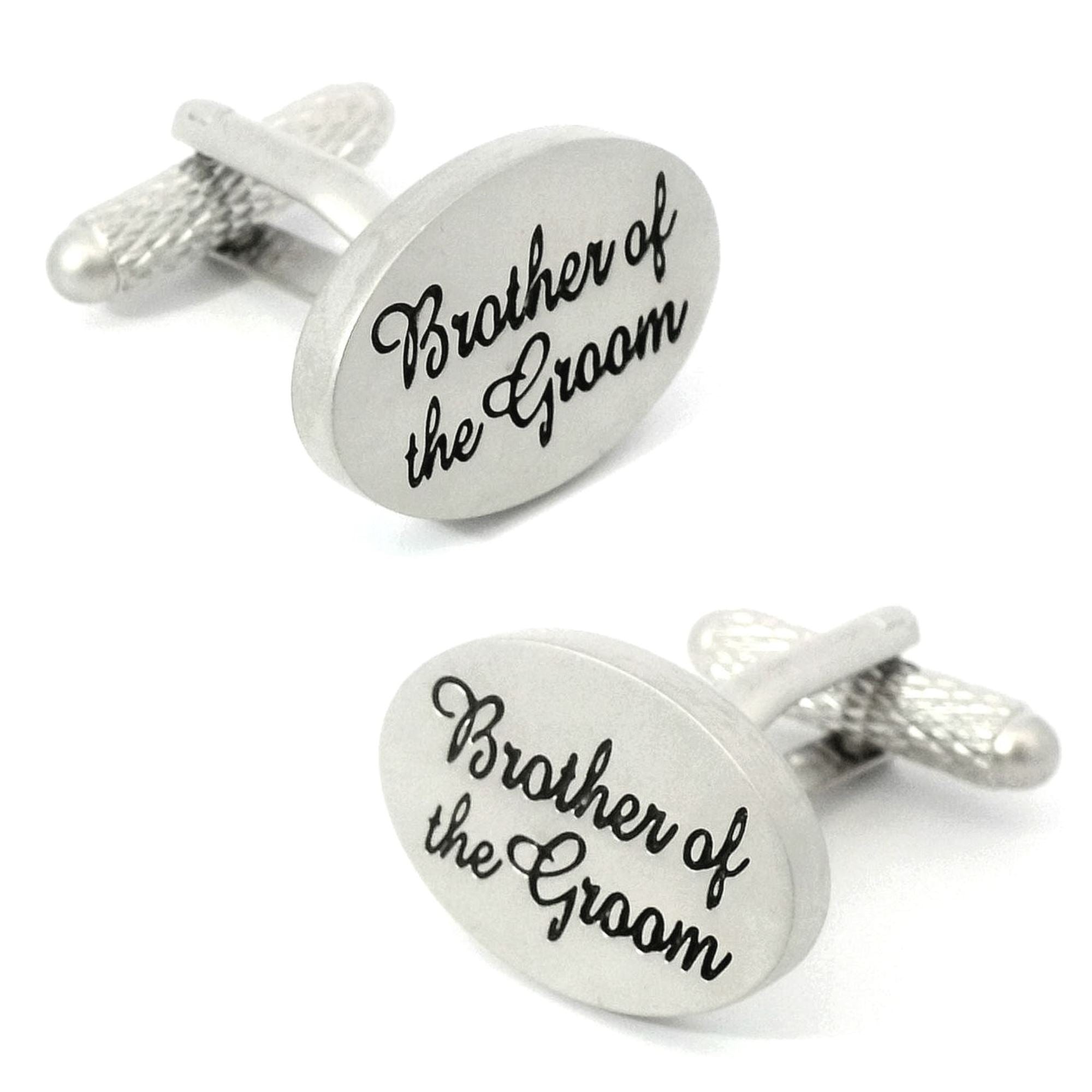 Brother of the Groom Script Wedding Cufflinks Wedding Cufflinks Clinks Australia Brother of the Groom Script Cufflinks