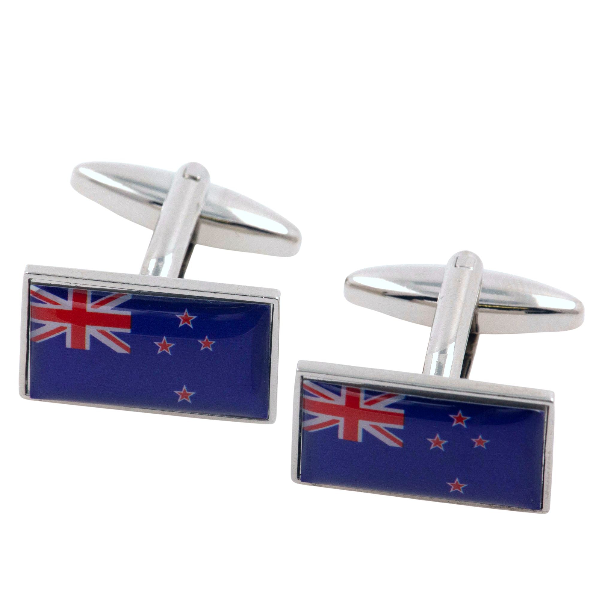 Flag of New Zealand Cufflinks Novelty Cufflinks Clinks
