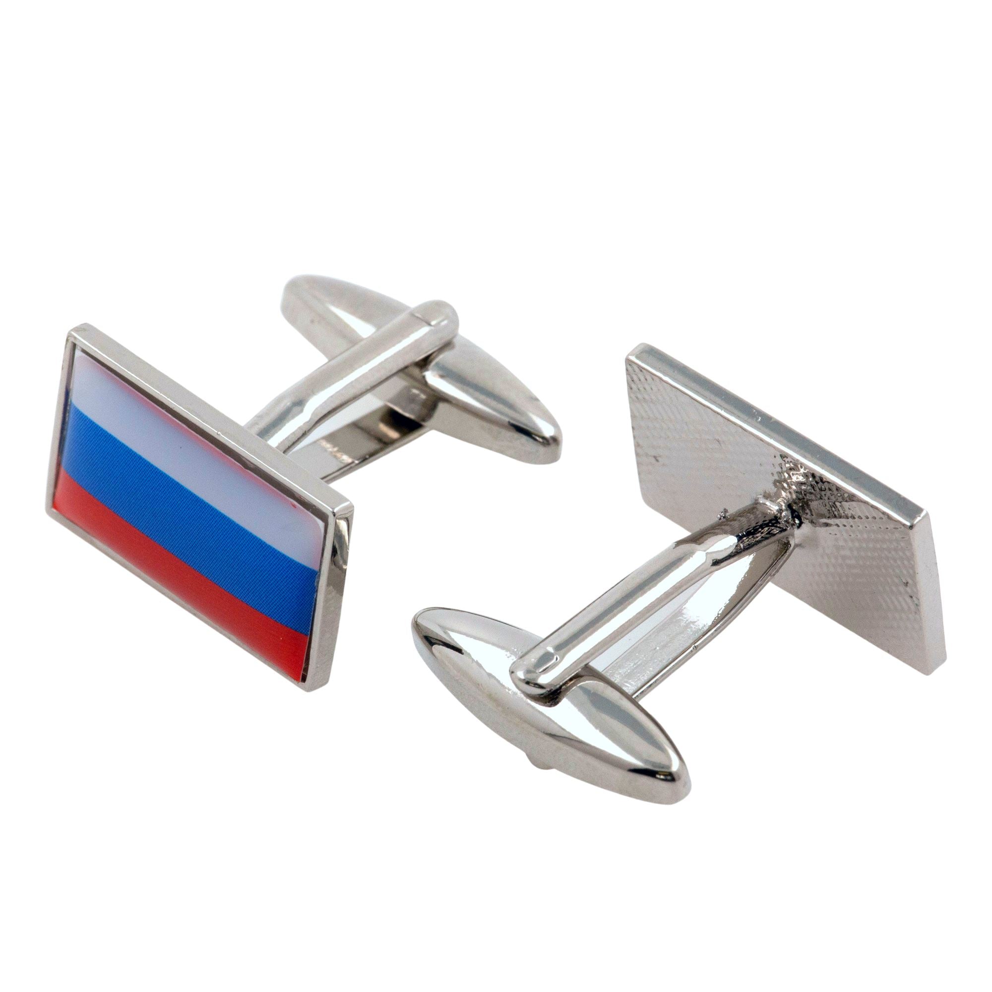 Flag of Russia Cufflinks Novelty Cufflinks Clinks