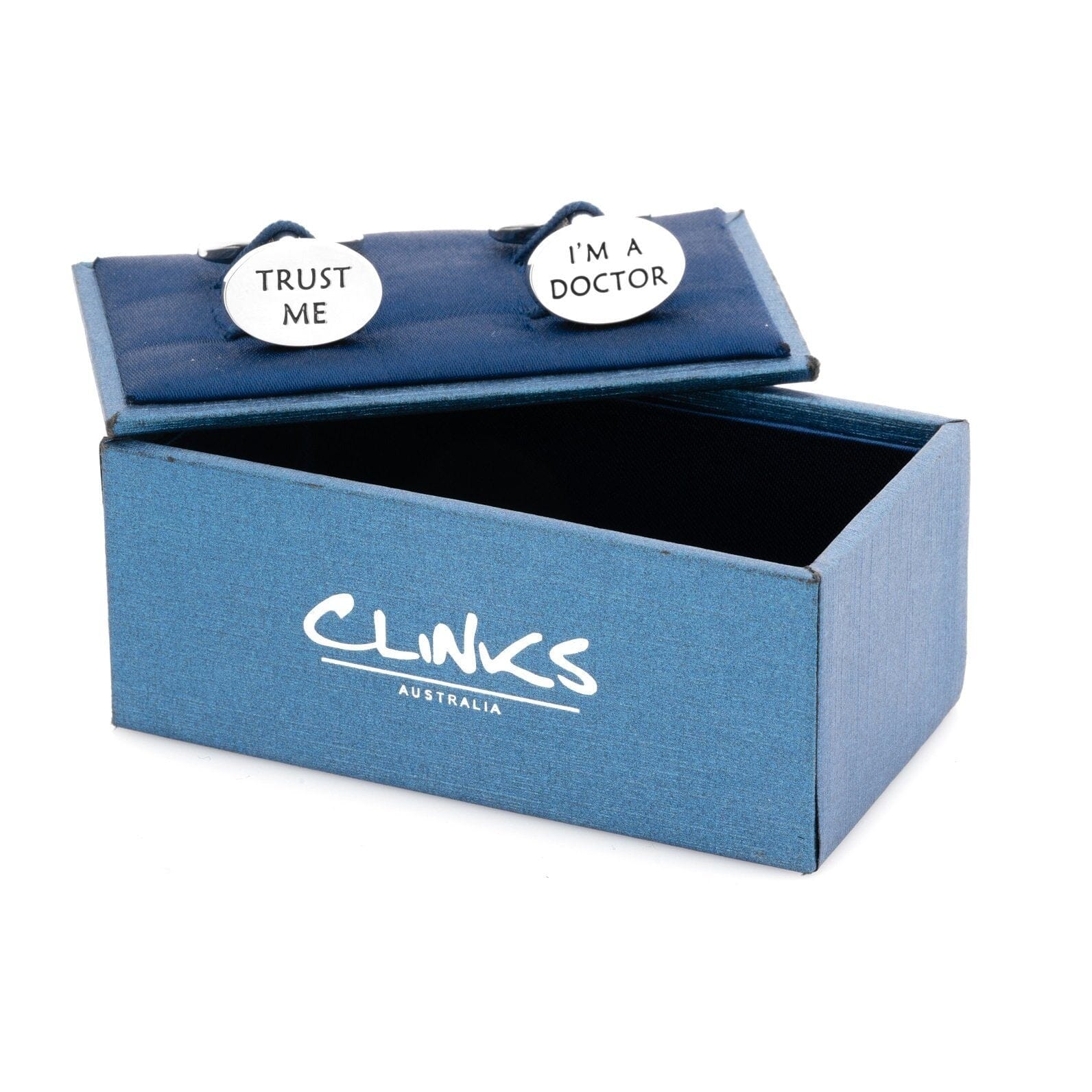 Trust Me I'm a Doctor Cufflinks Novelty Cufflinks Clinks Australia
