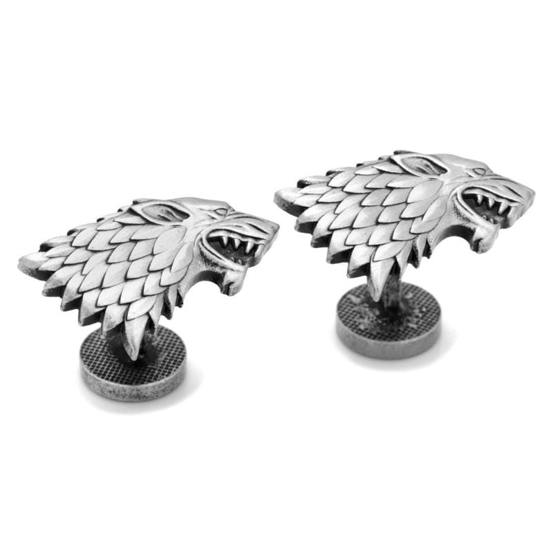 Stark Direwolf Sigil Cufflinks - Game of Thrones Novelty Cufflinks Game of Thrones