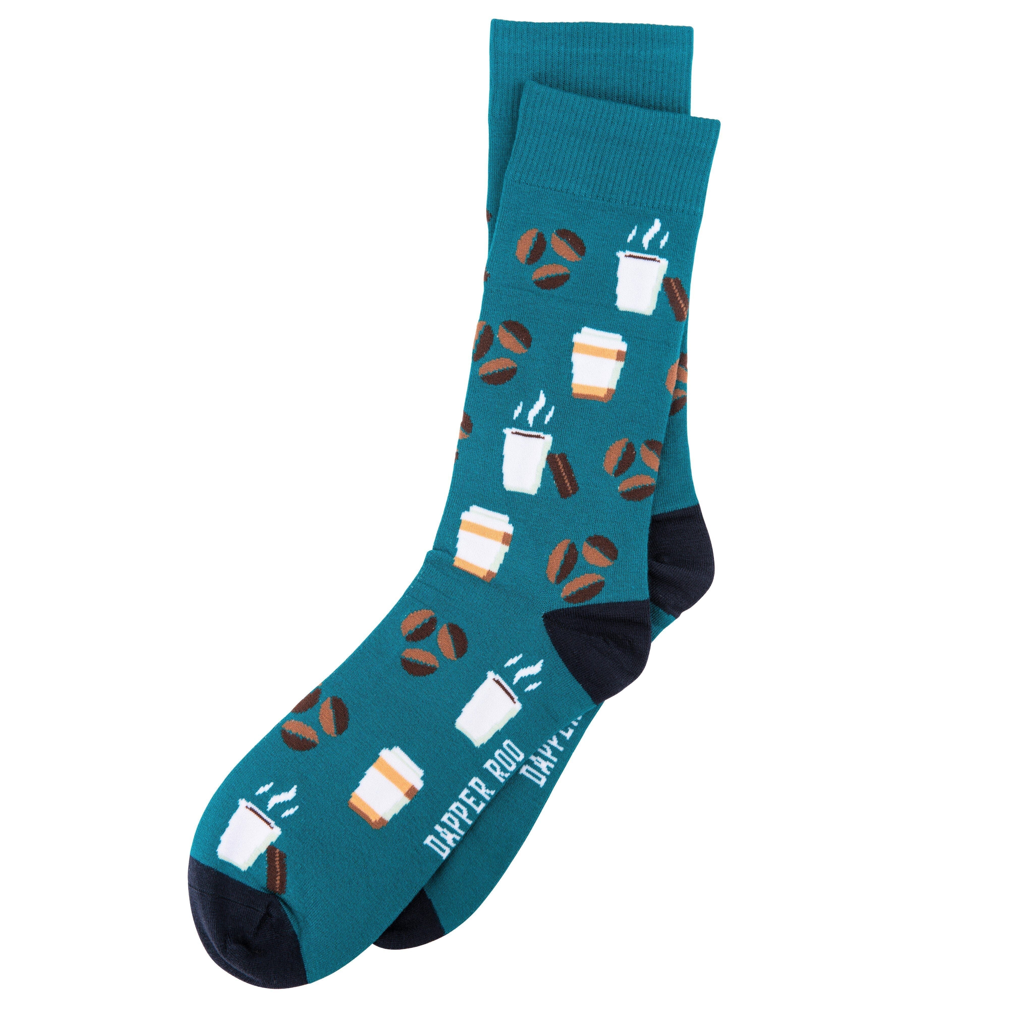 Coffee Devotee Bamboo Socks by Dapper Roo Socks Dapper Roo