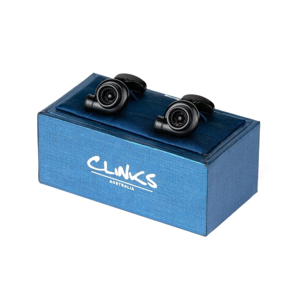 Black Turbo Cufflinks Novelty Cufflinks Clinks Australia
