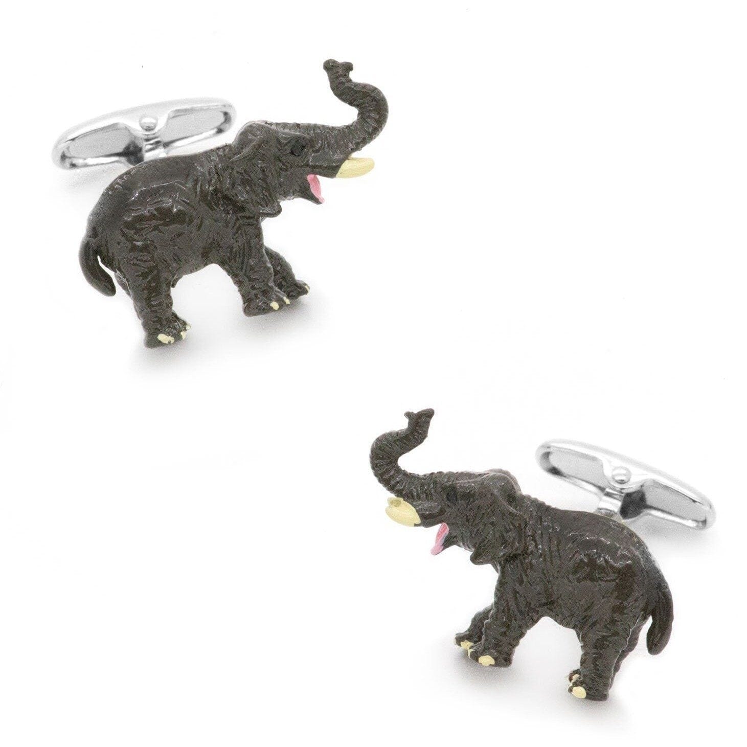 Colour Enamel Elephant Cufflinks Novelty Cufflinks Clinks Australia Colour Enamel Elephant Cufflinks