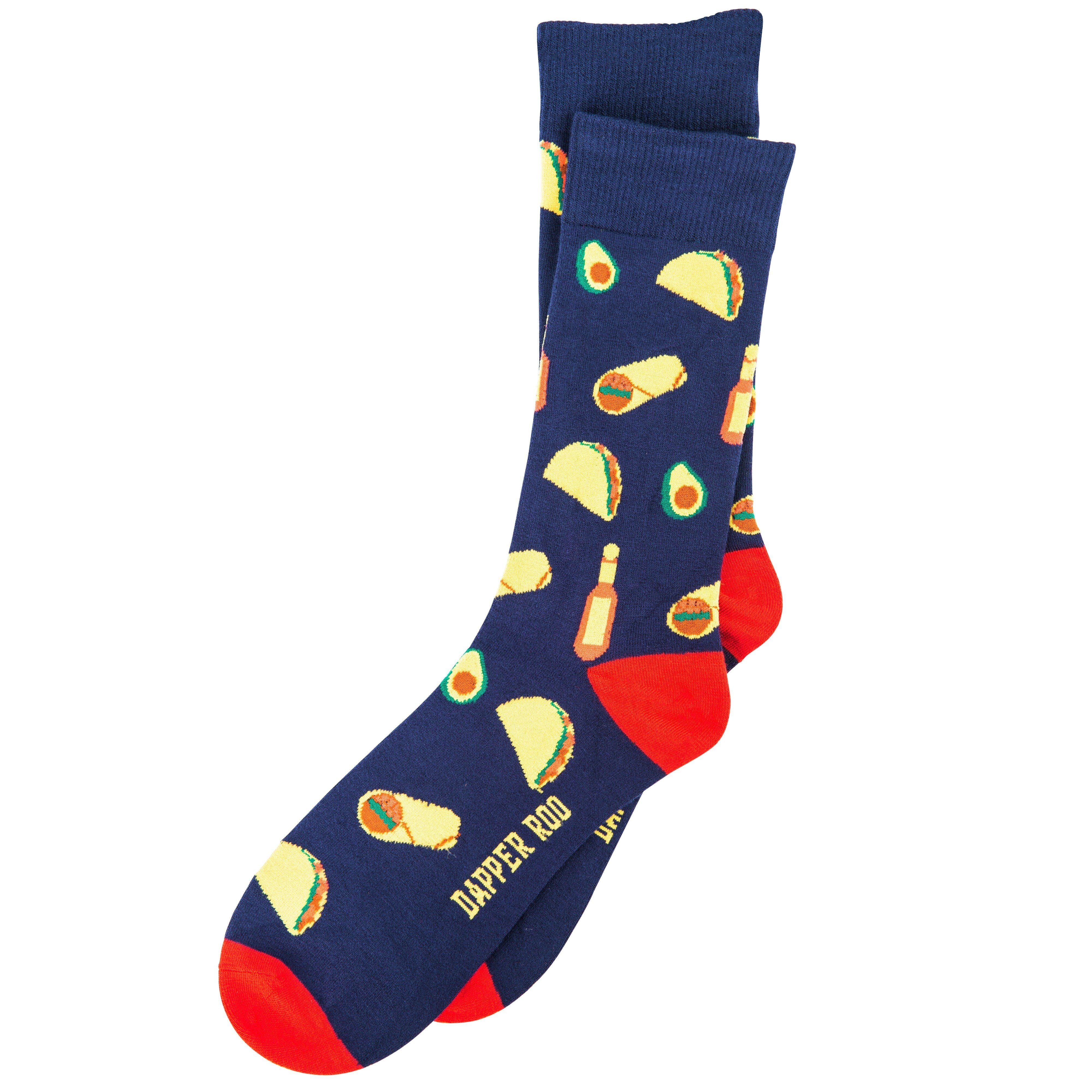 Taco Tuesday Mexican Bamboo Socks by Dapper Roo Socks Dapper Roo Default