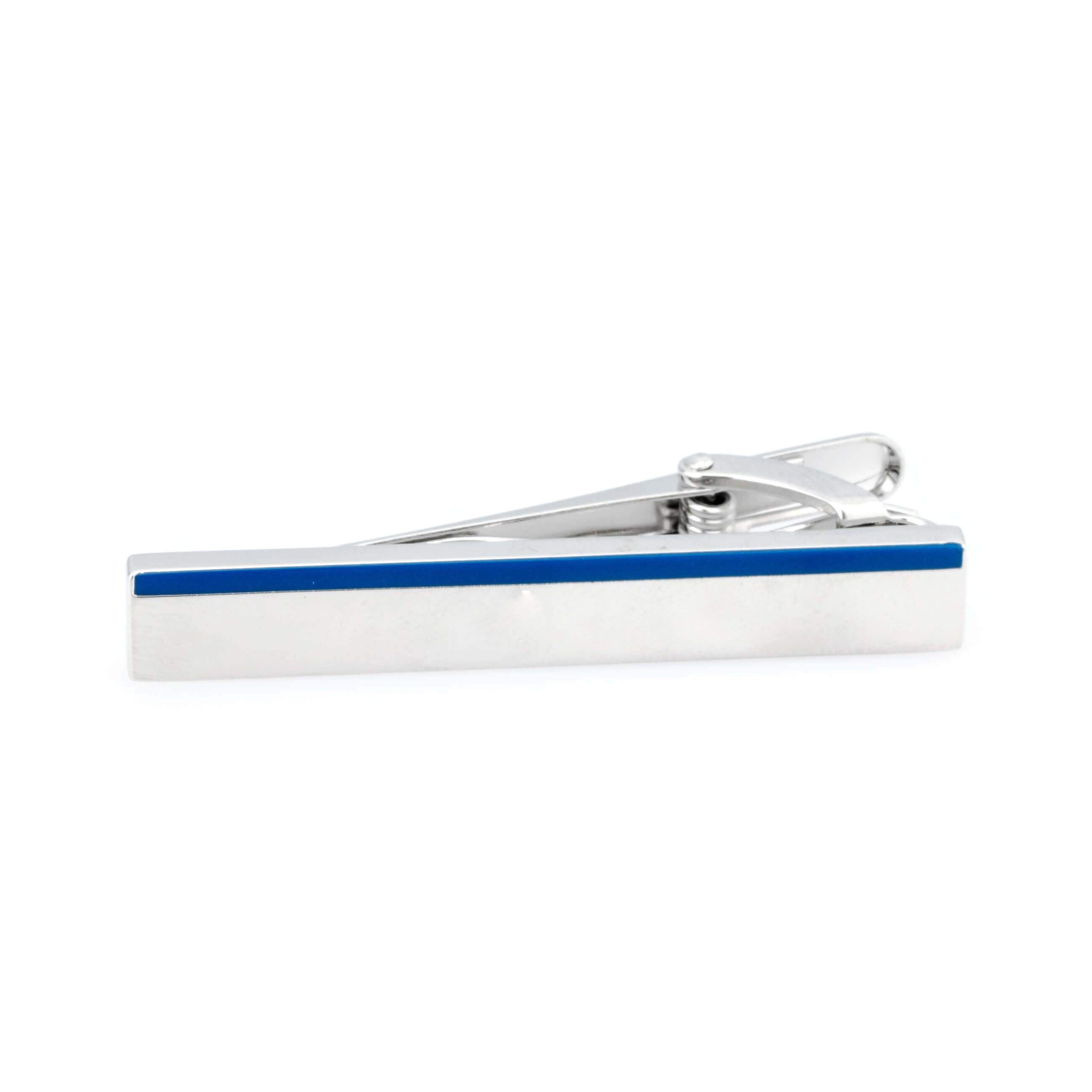 Blue Edge Tie Clip Tie Clips Clinks Australia