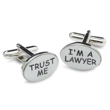 Trust Me Lawyer Cufflinks Novelty Cufflinks Clinks Australia