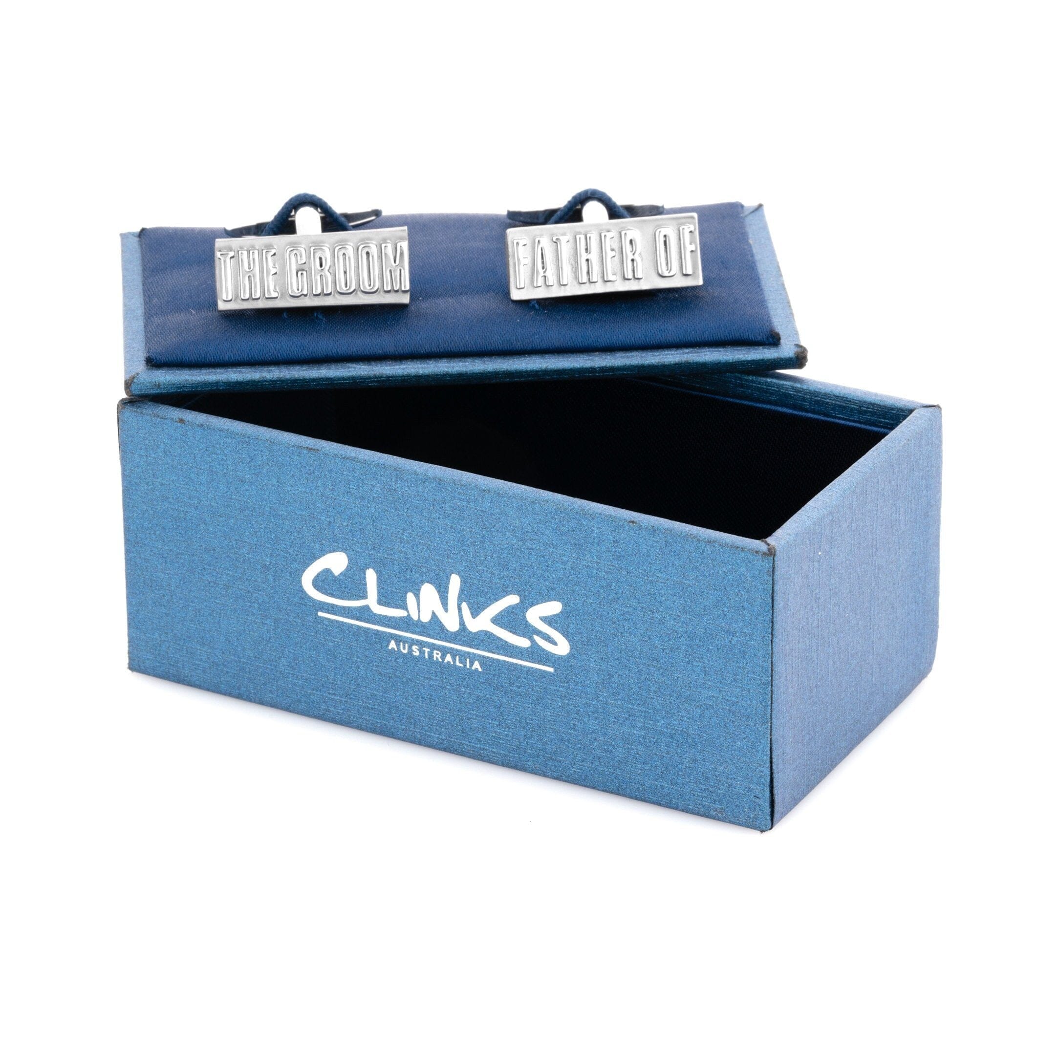 Father of the Groom Raised Lettering Wedding Cufflinks Wedding Cufflinks Clinks Australia