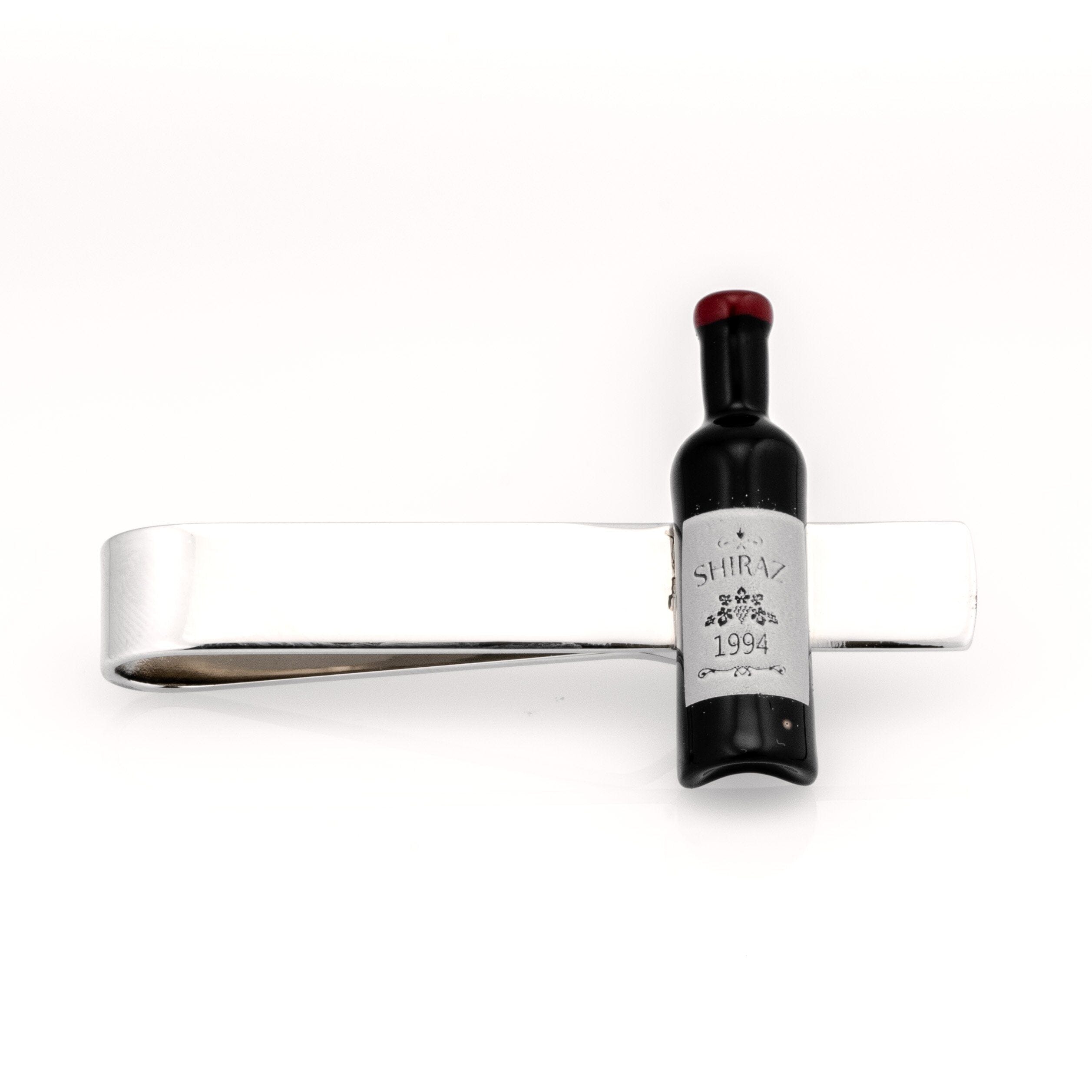 Shiraz Red Wine Bottle Tie Bar Tie Bars Clinks