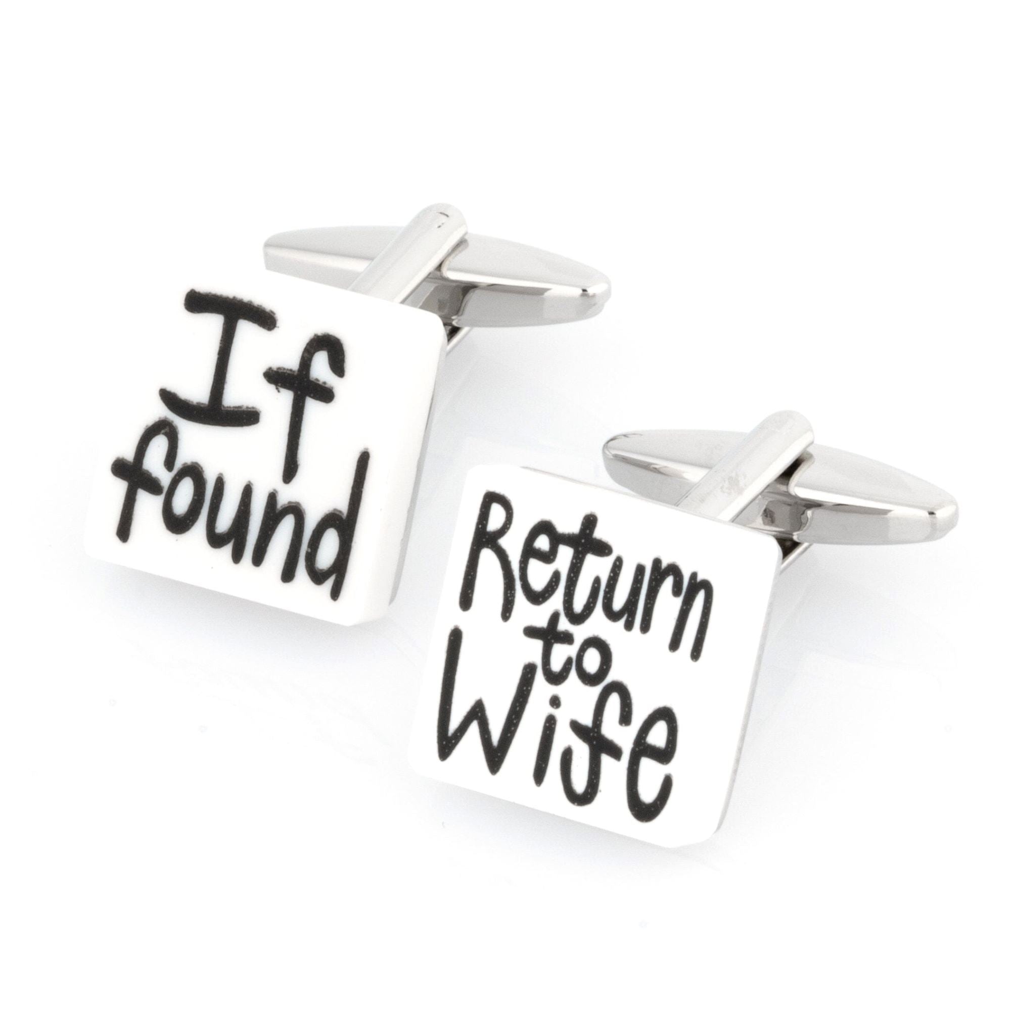 If found Return to Wife Cufflinks Novelty Cufflinks Clinks Australia If found Return to Wife Cufflinks