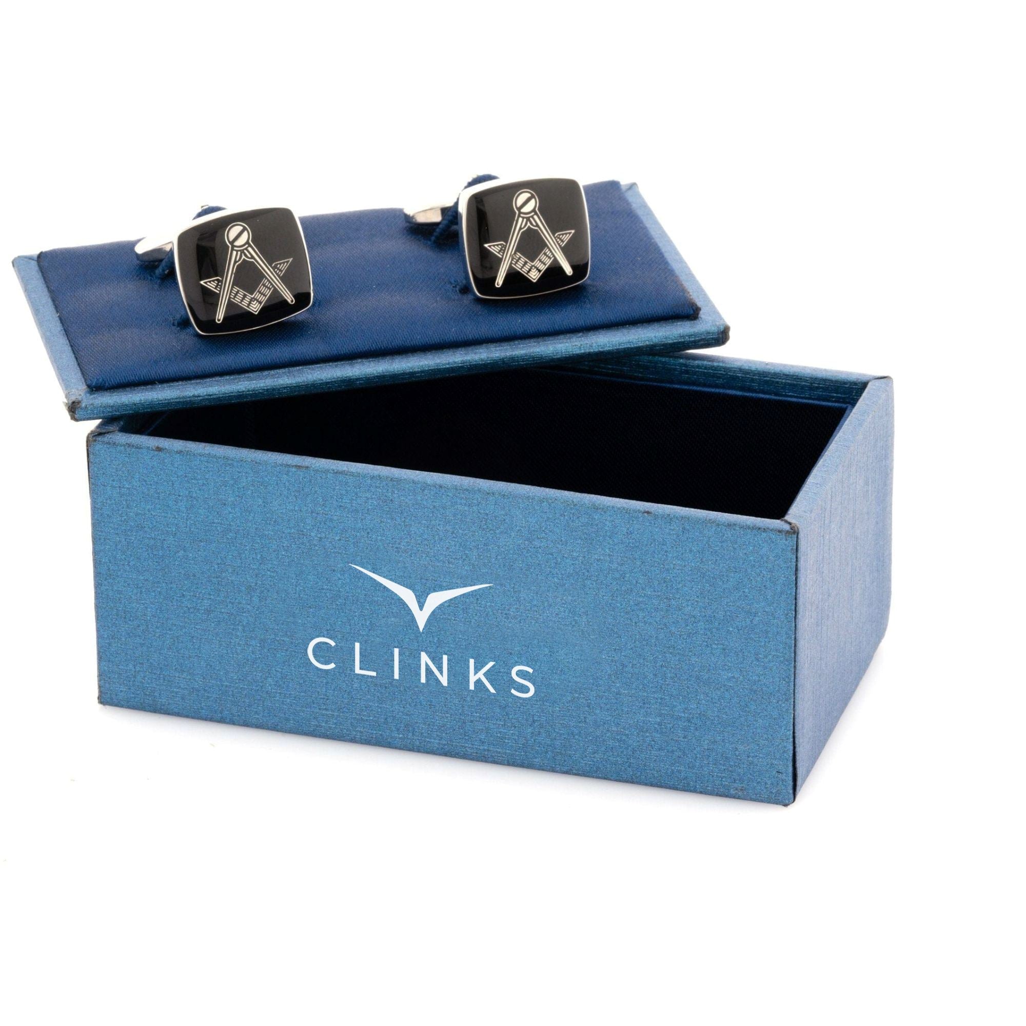 Freemason Masonic Black/Silver Cufflinks Novelty Cufflinks Clinks Australia