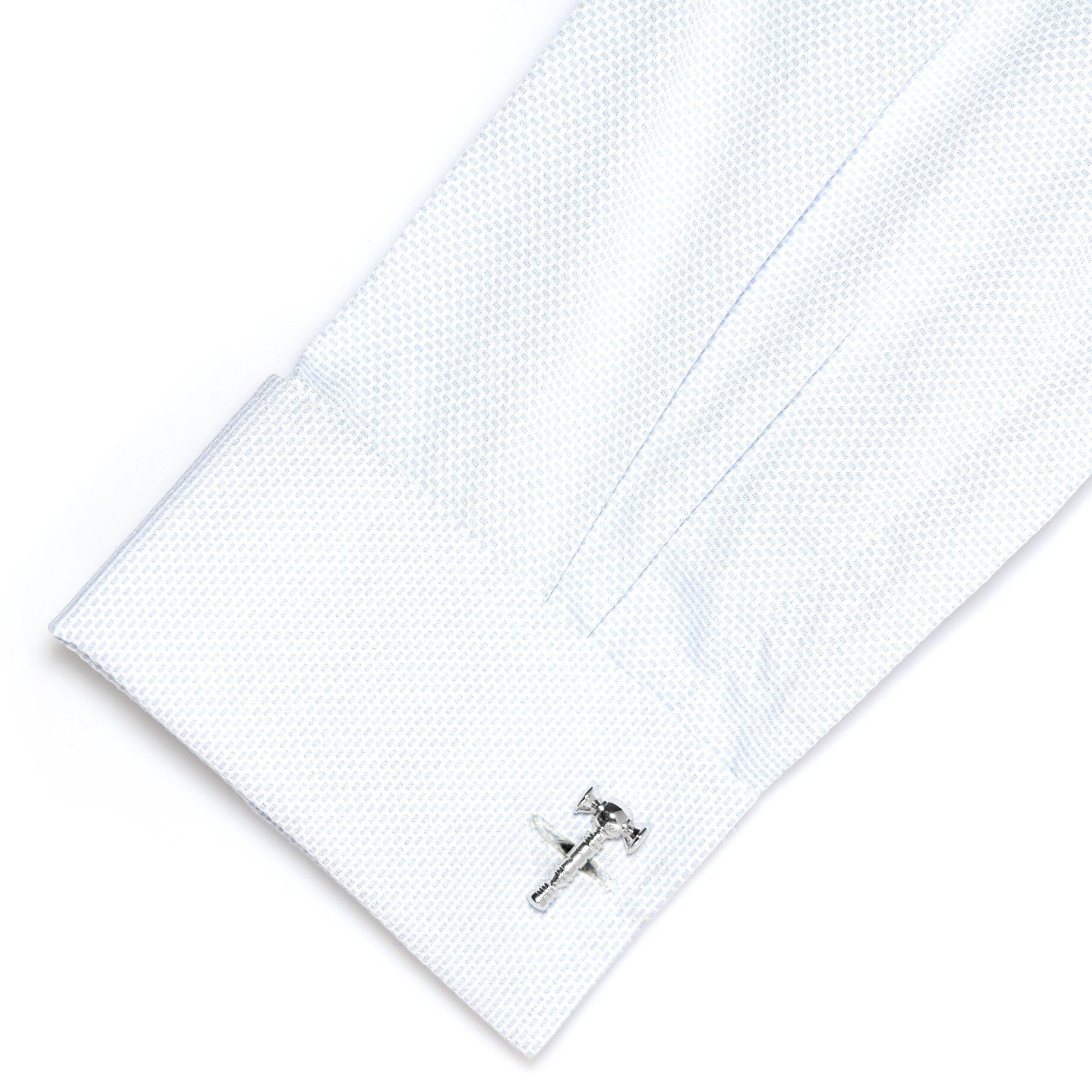 Auctioneer / Judge Gavel Cufflinks Silver Silver Cufflinks Clinks Australia