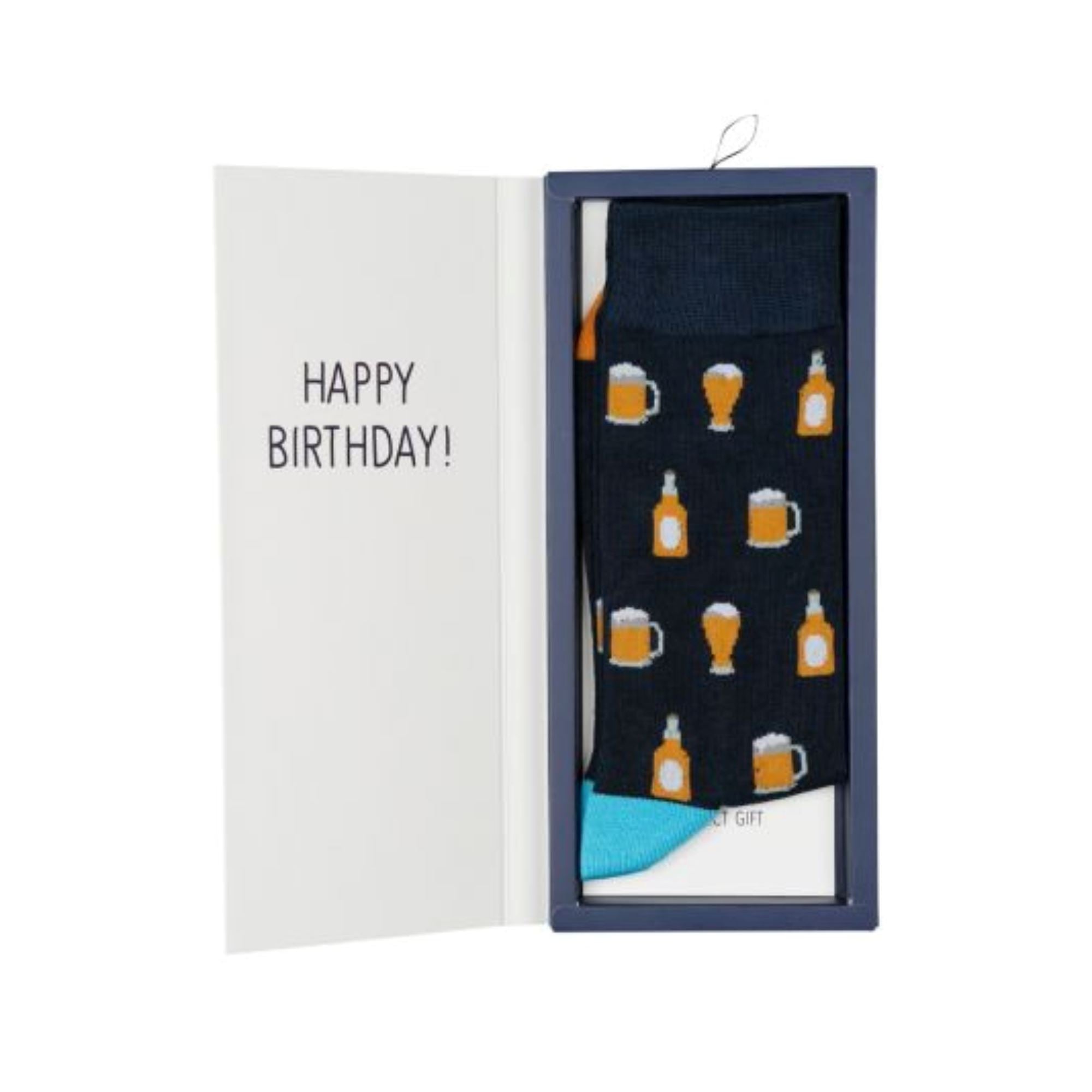 Mens Beer Sock Card Socks Bamboozld