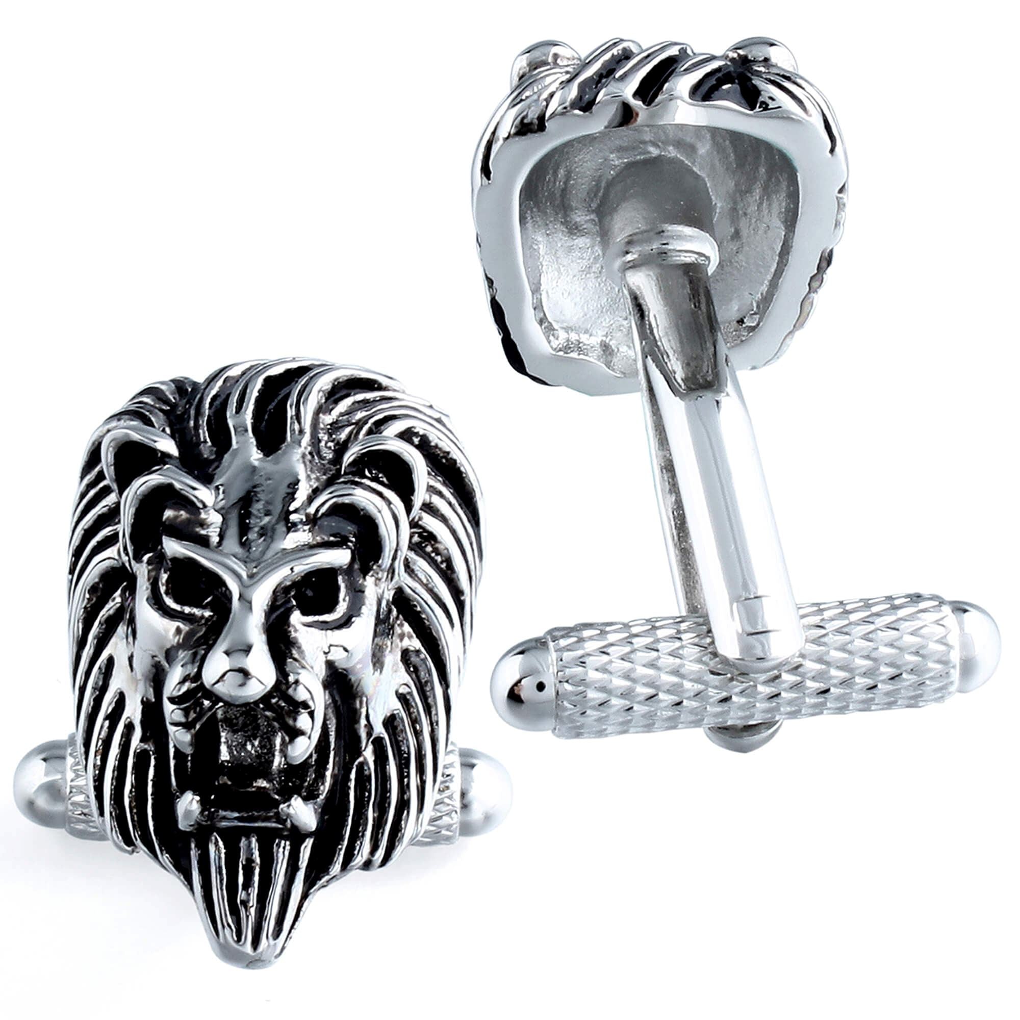 Lion Cufflinks in antique style Novelty Cufflinks Clinks Australia