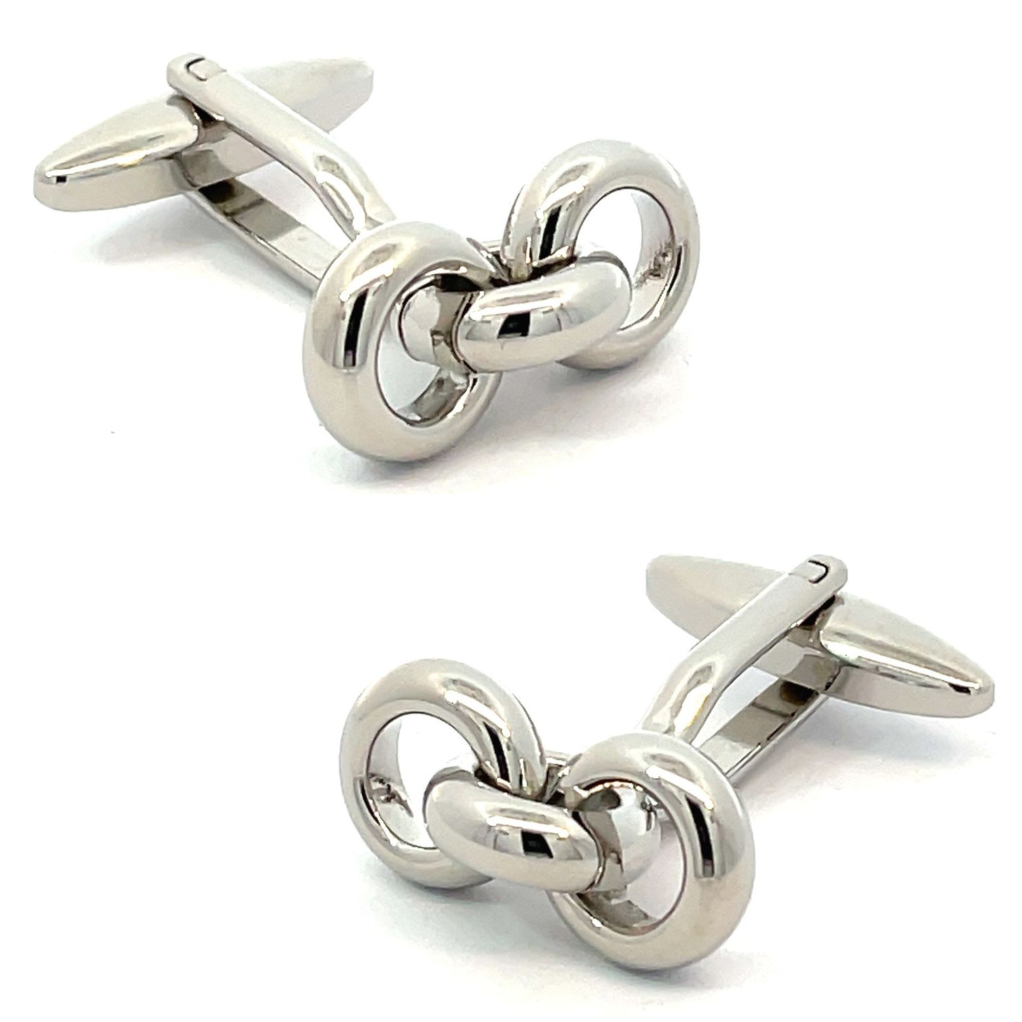 Open Belcher Chain Cufflinks