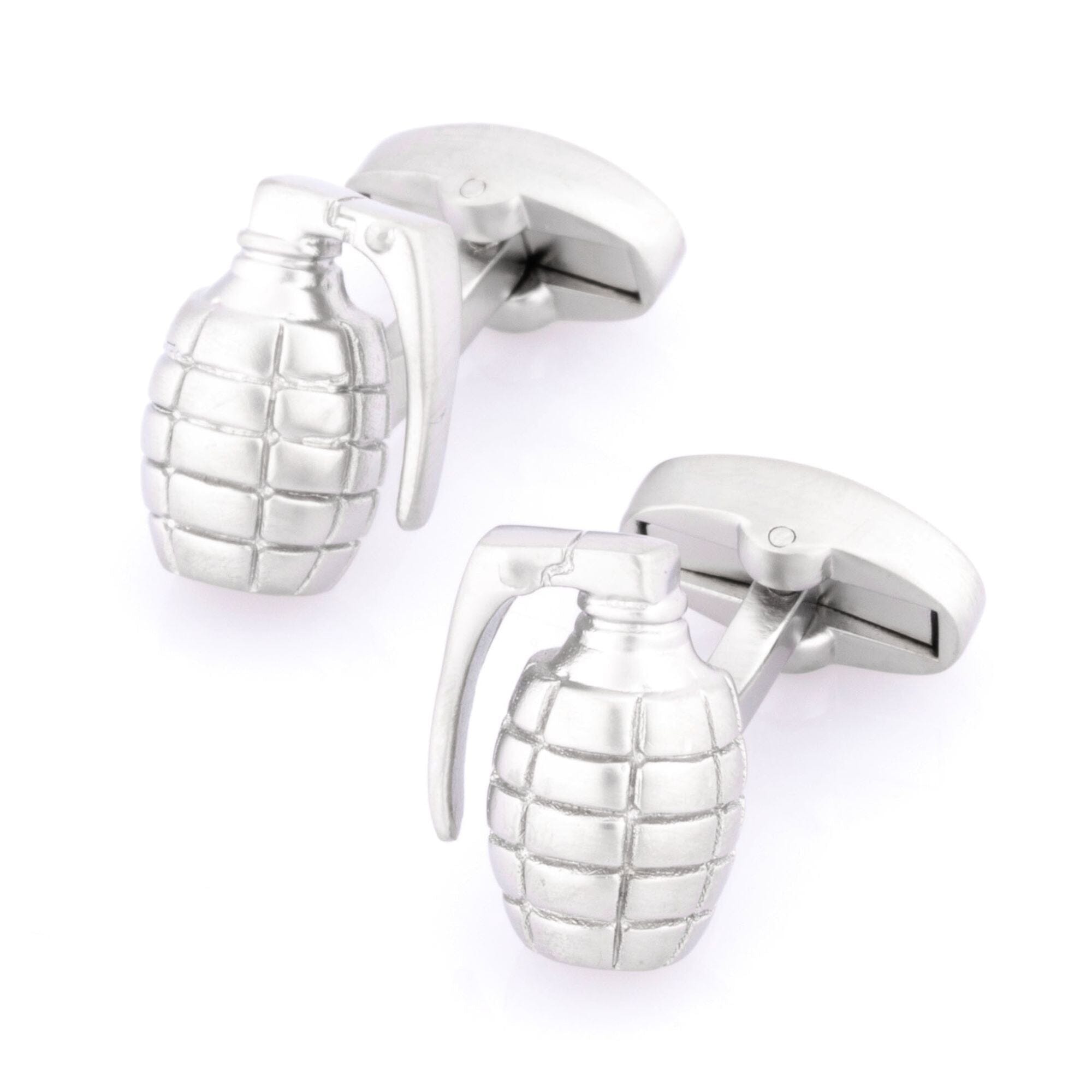 Grenade Silver Cufflinks Silver Cufflinks Clinks Australia 