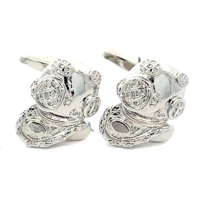 Diver's Helmet Cufflinks