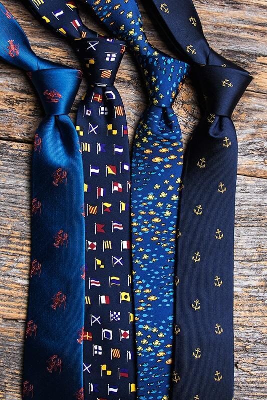Will Work for Lobster Skinny Tie Ties Alynn 
