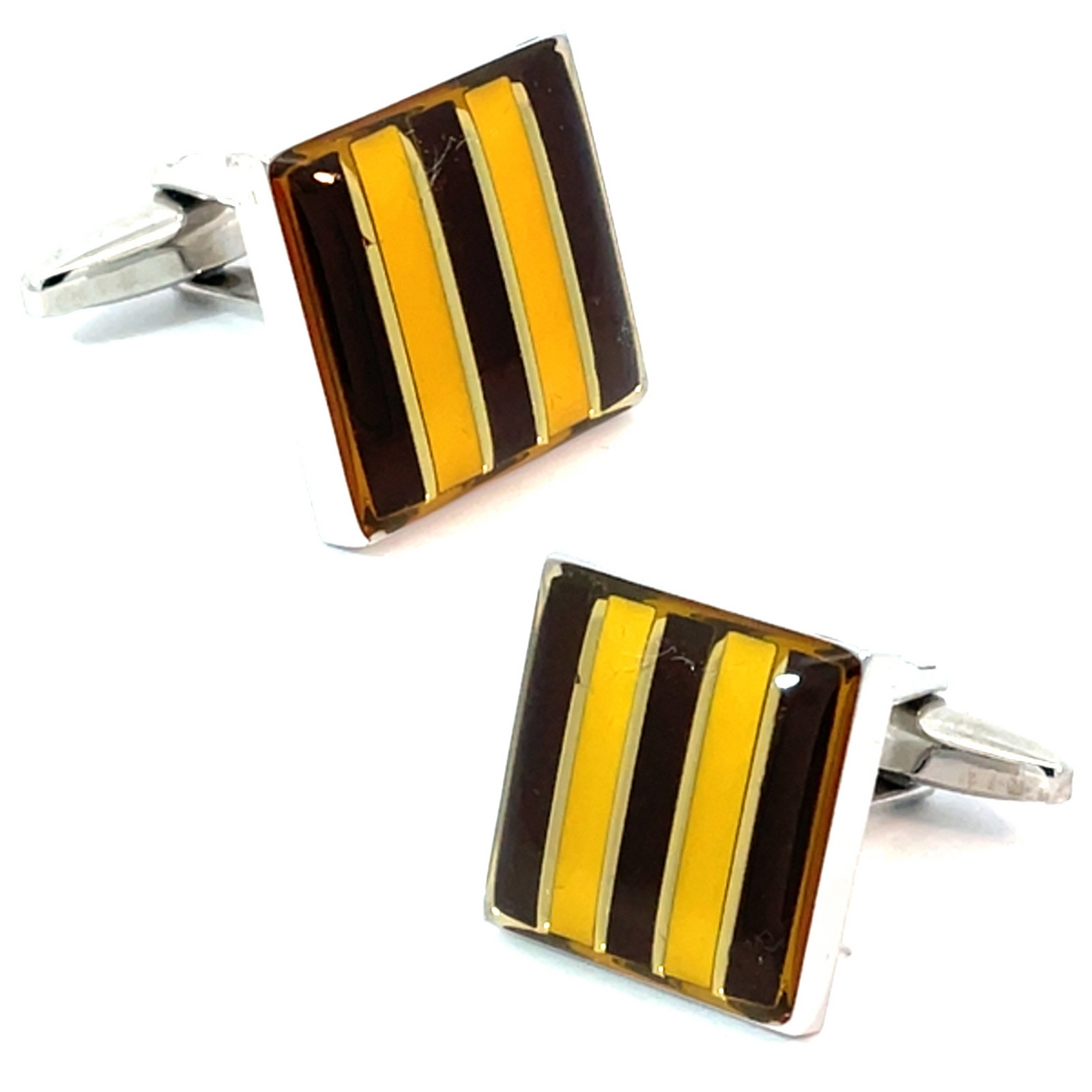 Colour Hawthorne Hawks AFL Cufflinks